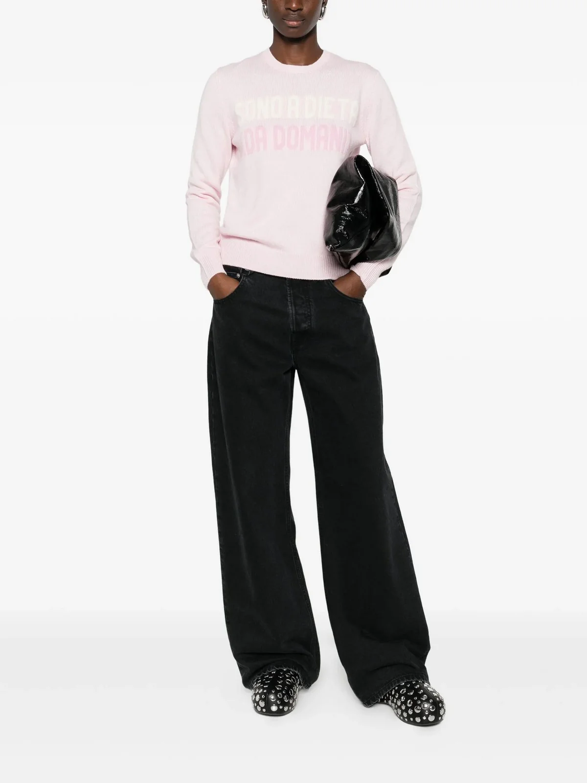 MC2 SAINT BARTH Maglione Donna  NEW QUEEN 04111I SONO A DIETA 21 - Image 2