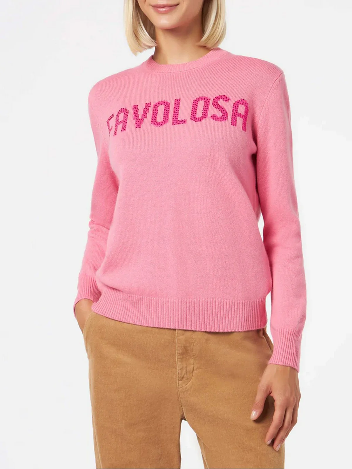 MC2 SAINT BARTH Maglione Donna  NEW QUEEN 09651E Rosa - Image 2