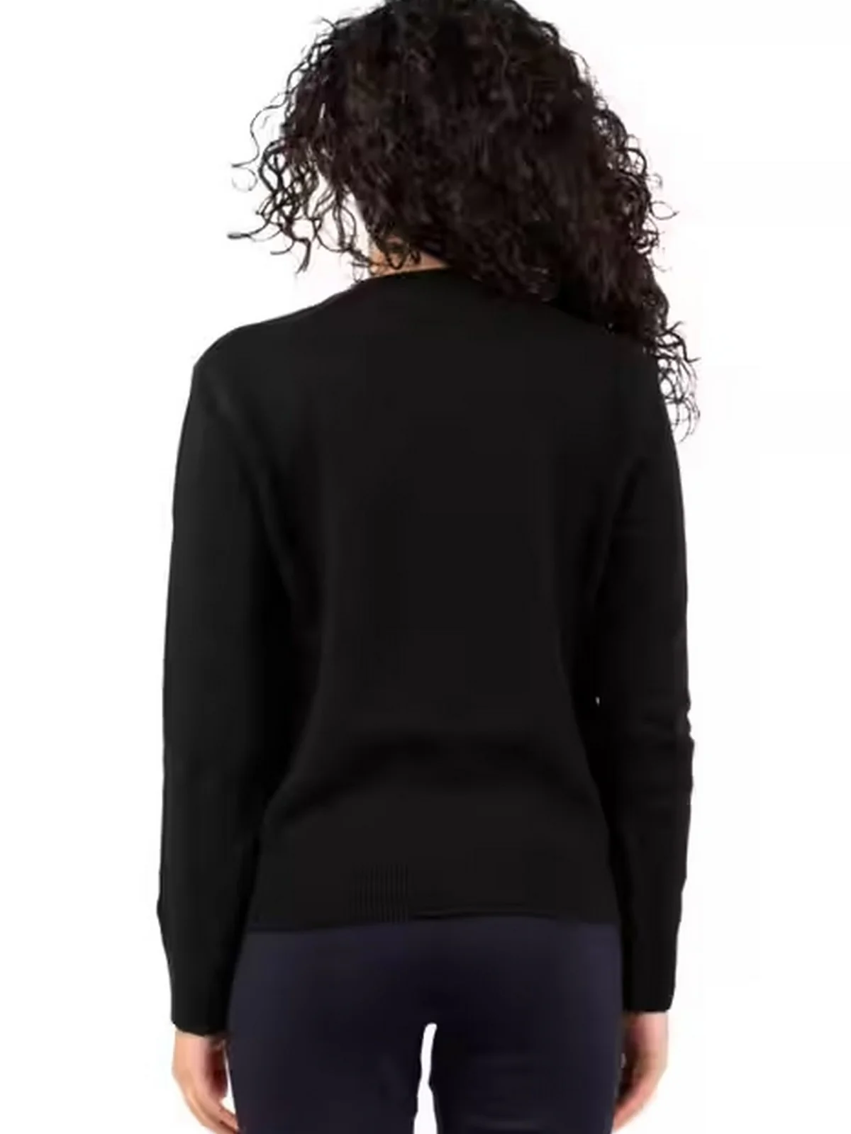 MC2 SAINT BARTH Maglione Donna NEW QUEEN NEW QUEEN 04204G Nero - Image 4