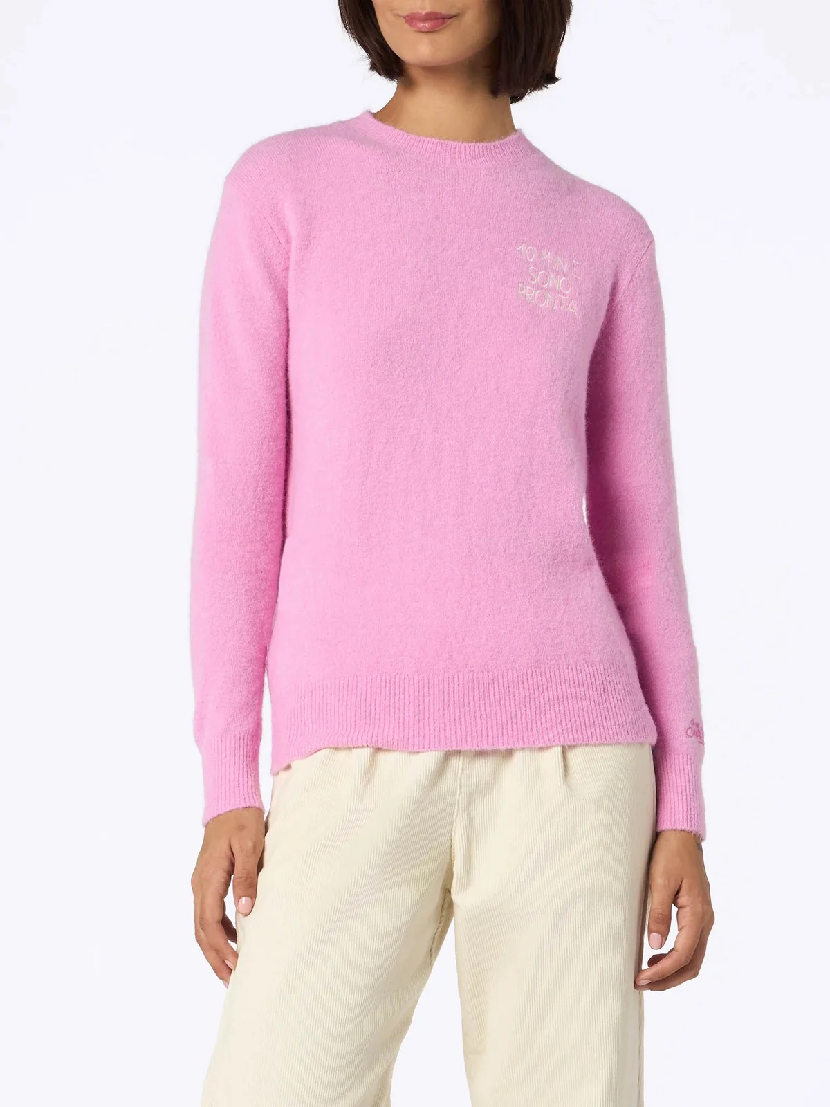 MC2 SAINT BARTH Maglione Donna NEW QUEEN NEW QUEEN 04223G Rosa - Image 2