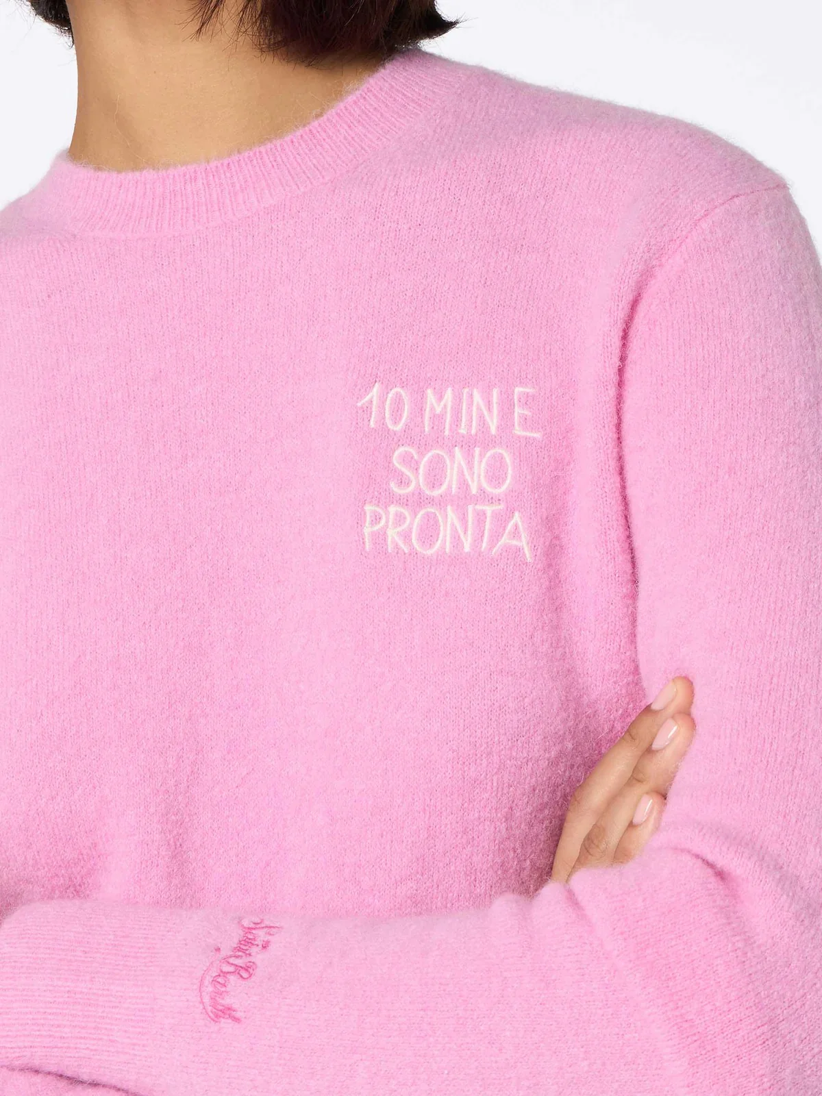MC2 SAINT BARTH Maglione Donna NEW QUEEN NEW QUEEN 04223G Rosa - Image 3