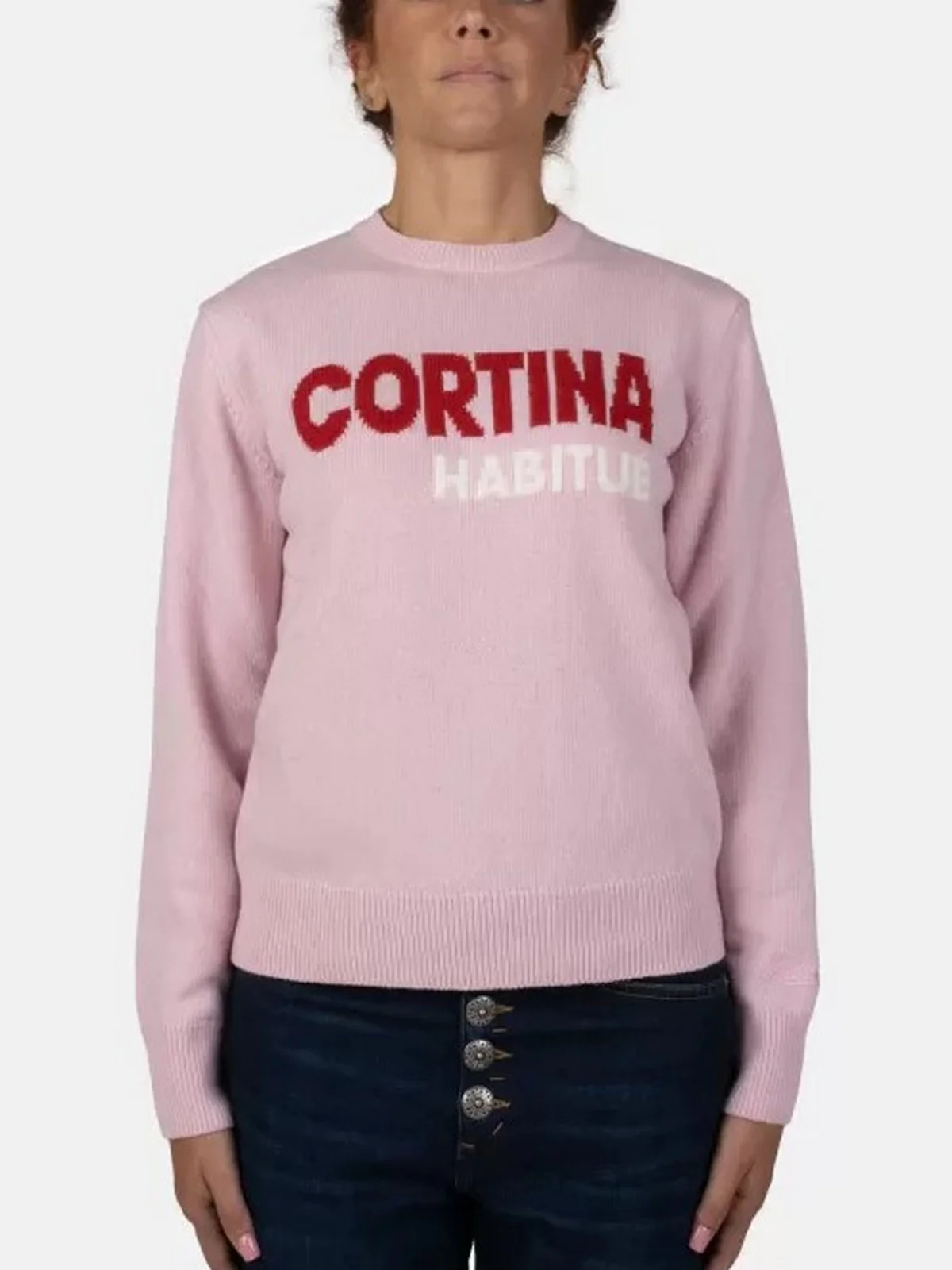 MC2 SAINT BARTH Maglione Donna NEW QUEEN NEW QUEEN 04254G Rosa - Image 2