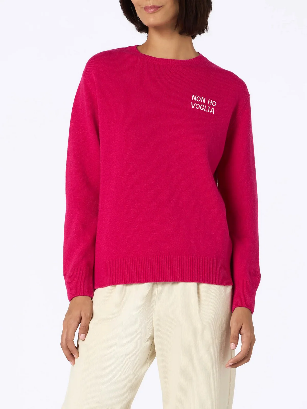 MC2 SAINT BARTH Maglione Donna NEW QUEEN NEW QUEEN 04256G Rosa - Image 2