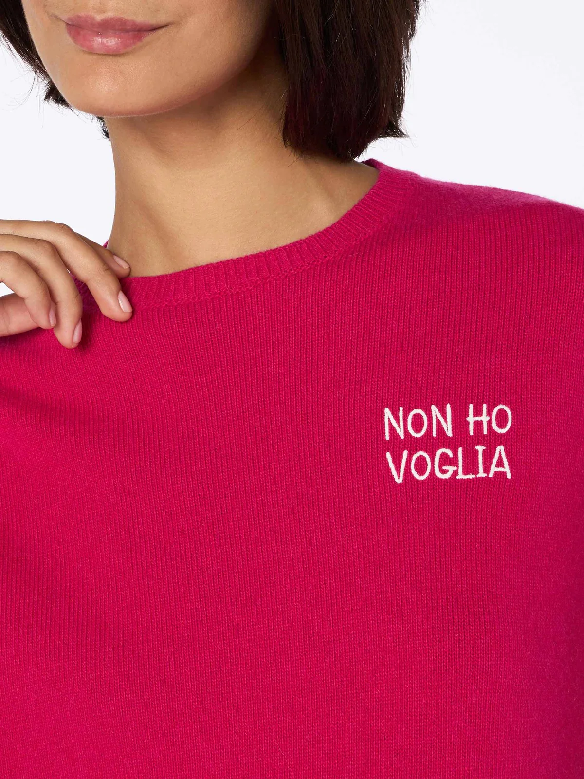 MC2 SAINT BARTH Maglione Donna NEW QUEEN NEW QUEEN 04256G Rosa - Image 3
