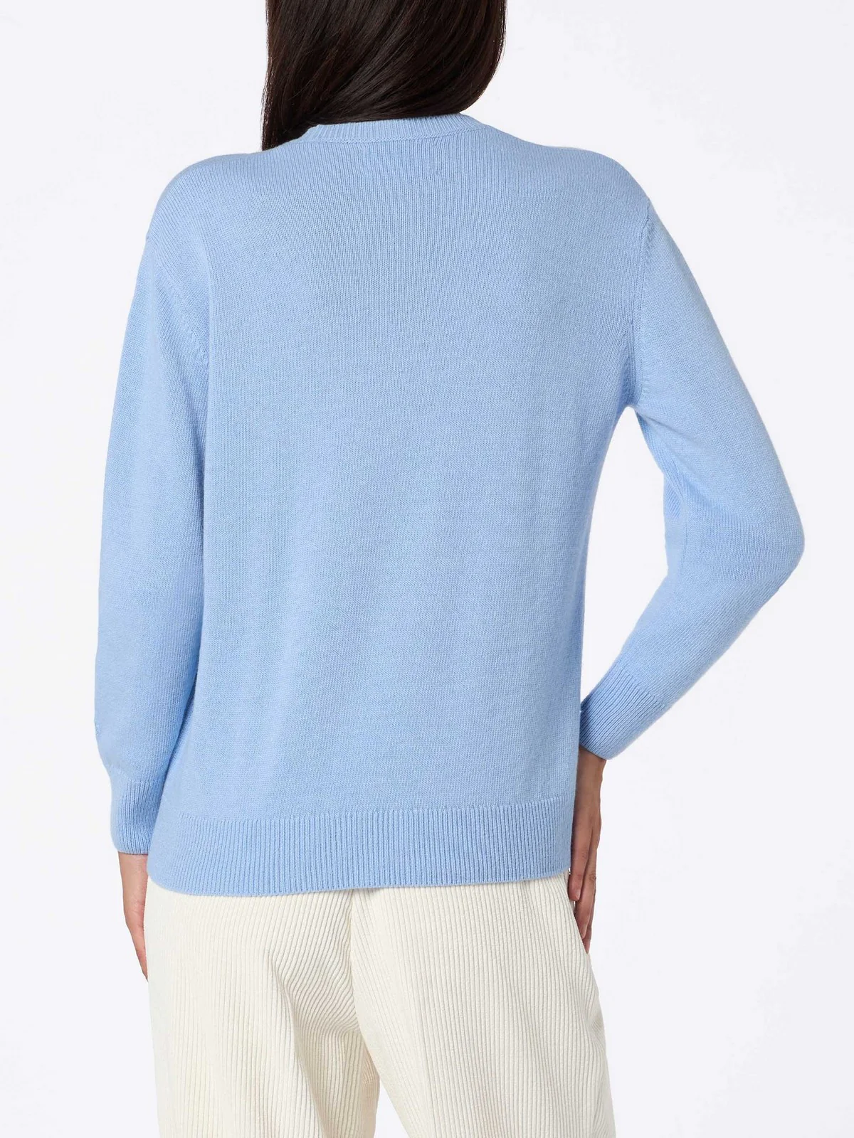 MC2 SAINT BARTH Maglione Donna NEW QUEEN NEW QUEEN 04318G Blu - Image 4