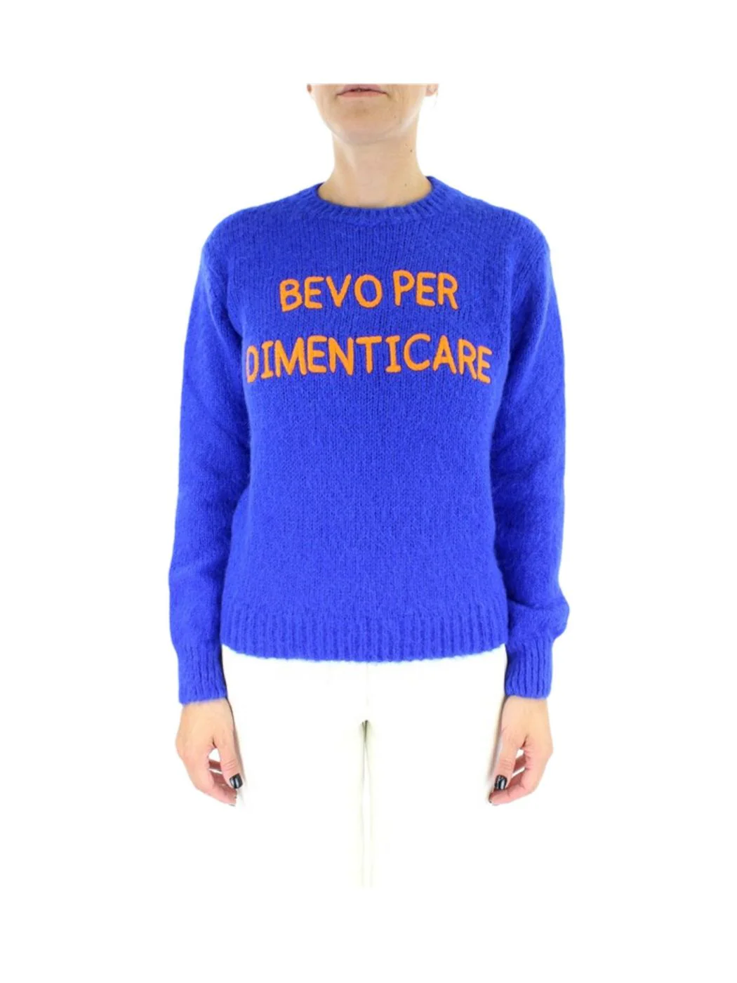 MC2 SAINT BARTH Maglione Donna  NEW QUEEN SOFT 00499C Blu - Image 2