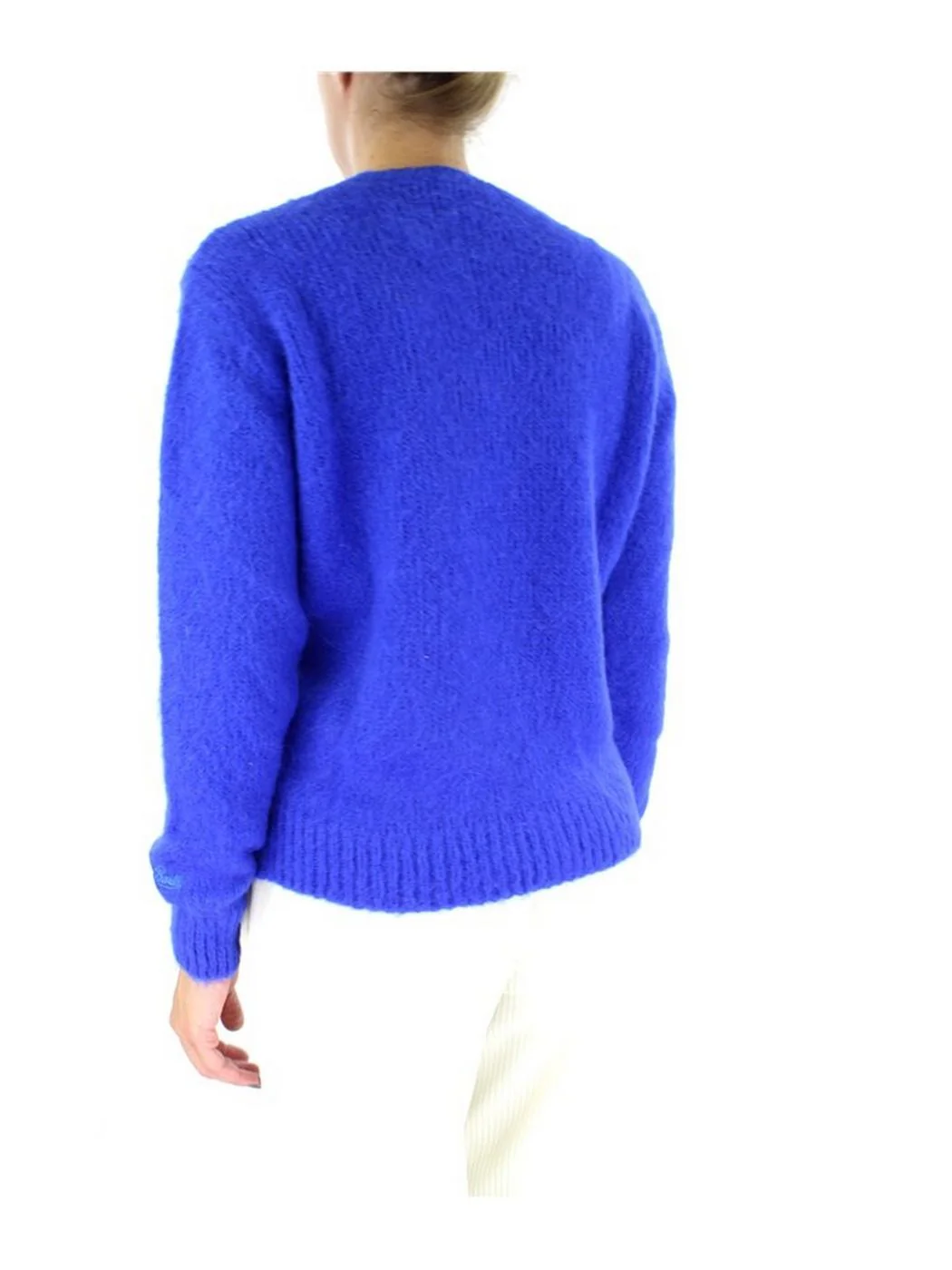 MC2 SAINT BARTH Maglione Donna  NEW QUEEN SOFT 00499C Blu - Image 4