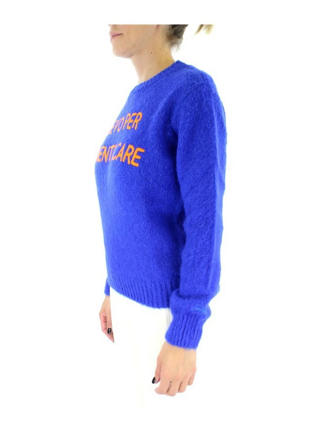 MC2 SAINT BARTH Maglione Donna  NEW QUEEN SOFT 00499C Blu - Image 5