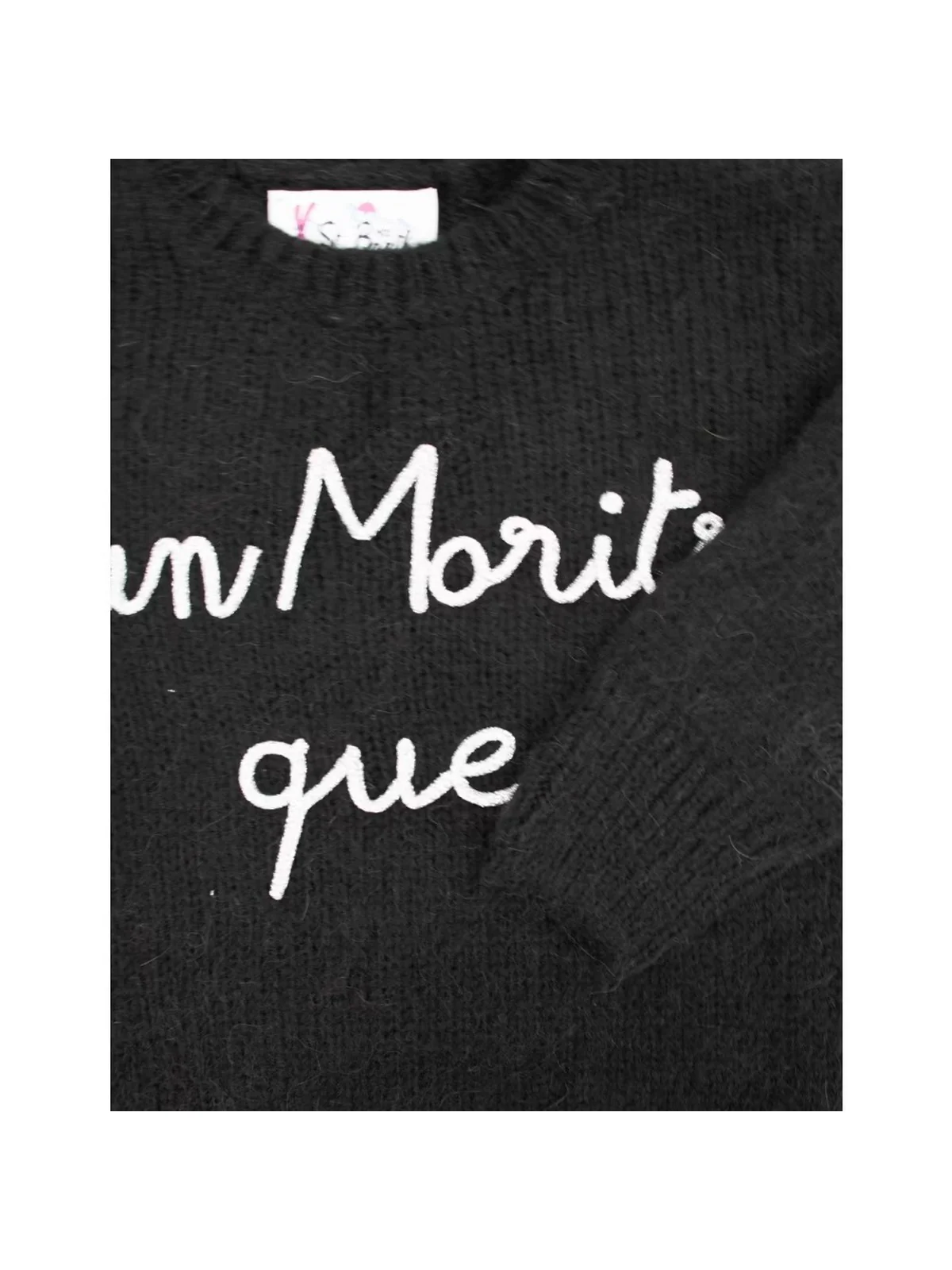 MC2 SAINT BARTH Maglione Donna  NEW QUEEN SOFT 11357E Nero - Image 2
