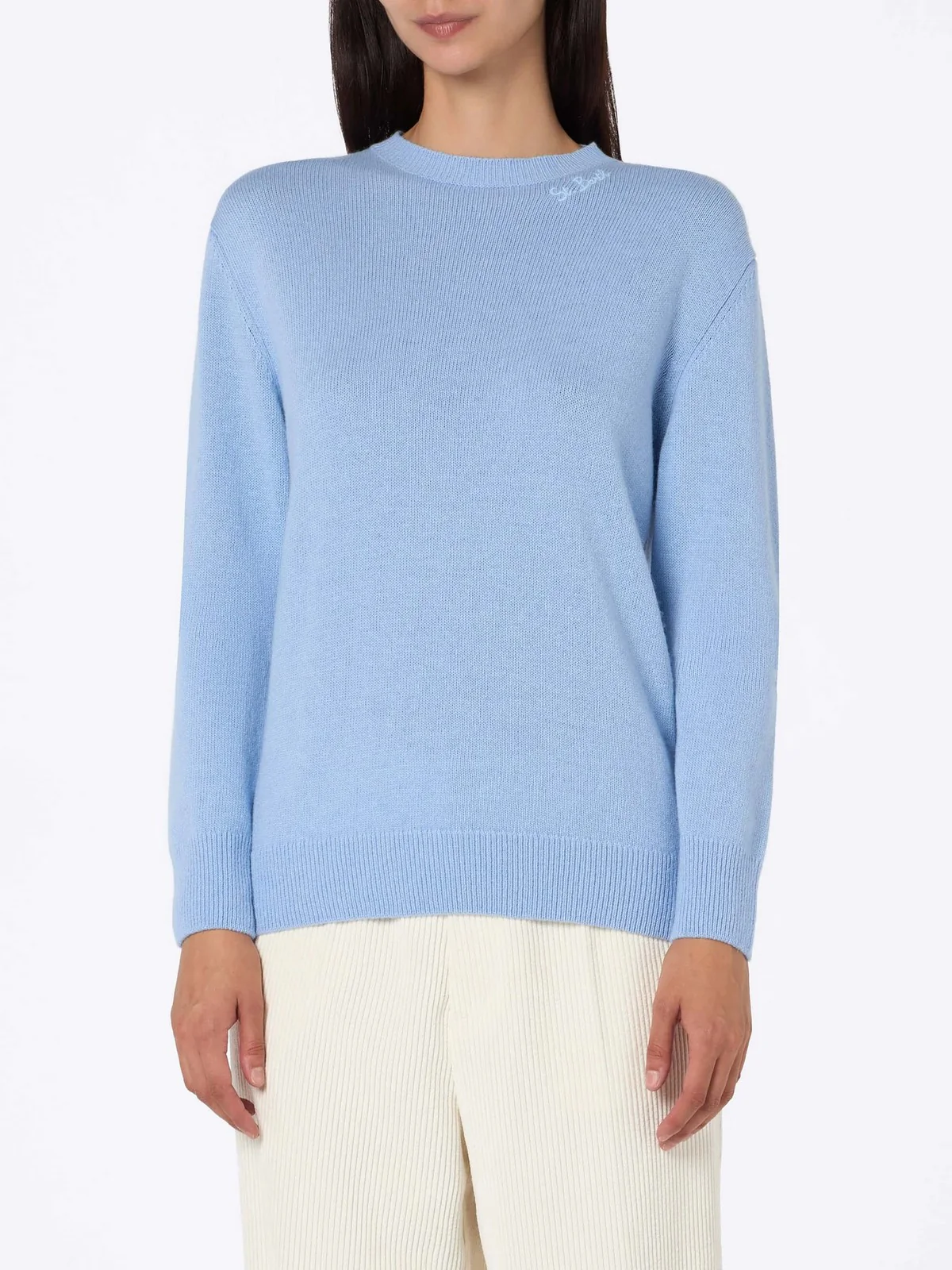MC2 SAINT BARTH Maglione Donna SORBONNE SORBONNE 00325G Blu - Image 2
