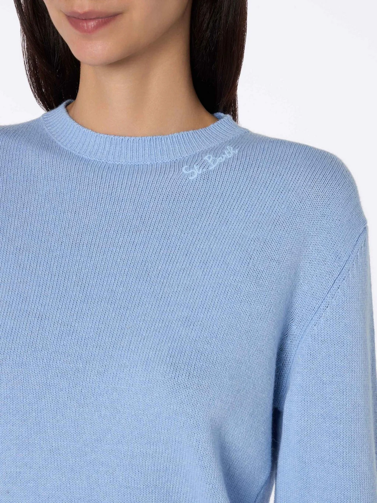 MC2 SAINT BARTH Maglione Donna SORBONNE SORBONNE 00325G Blu - Image 3