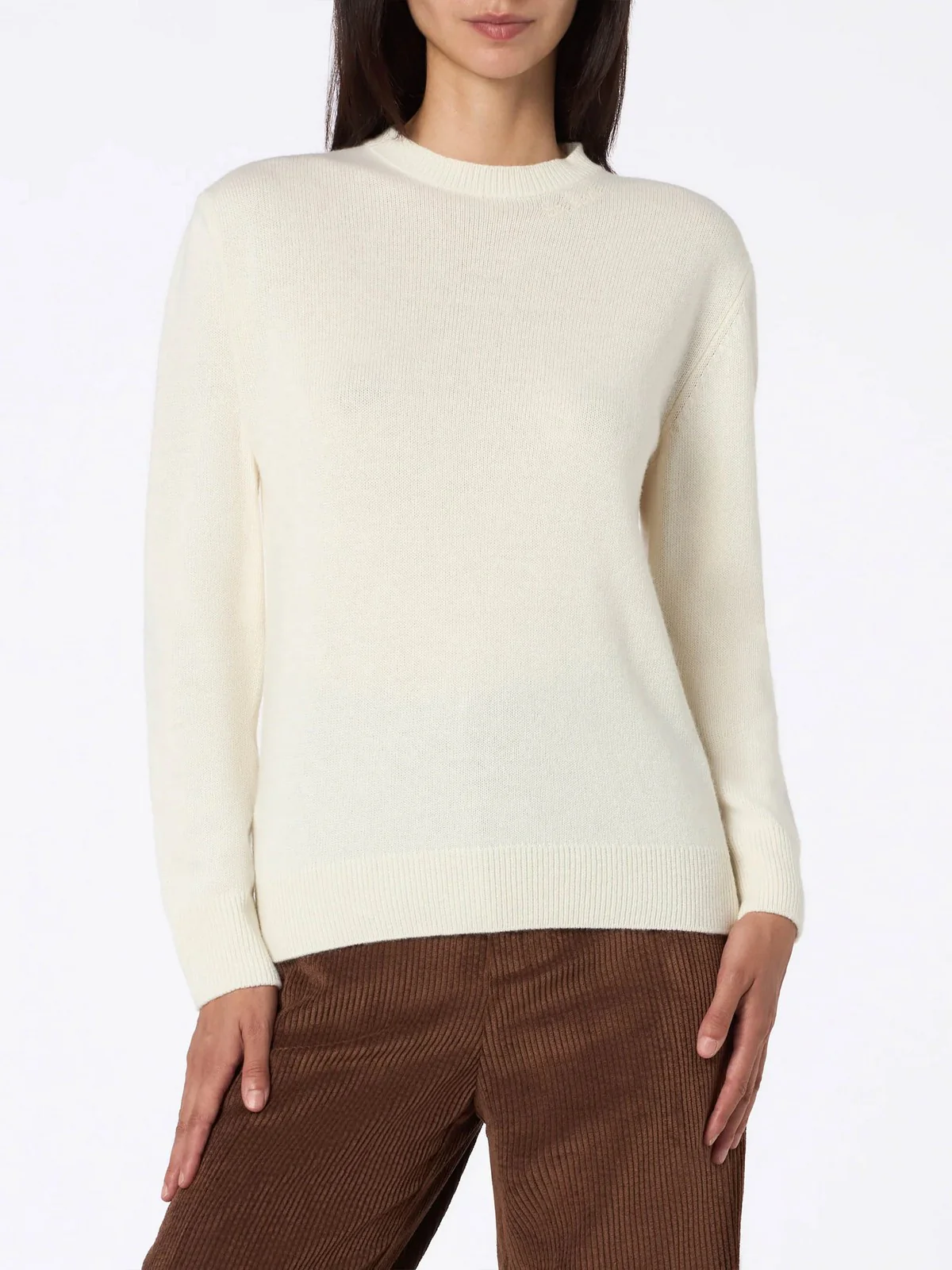 MC2 SAINT BARTH Maglione Donna SORBONNE SORBONNE 00492G Bianco - Image 2
