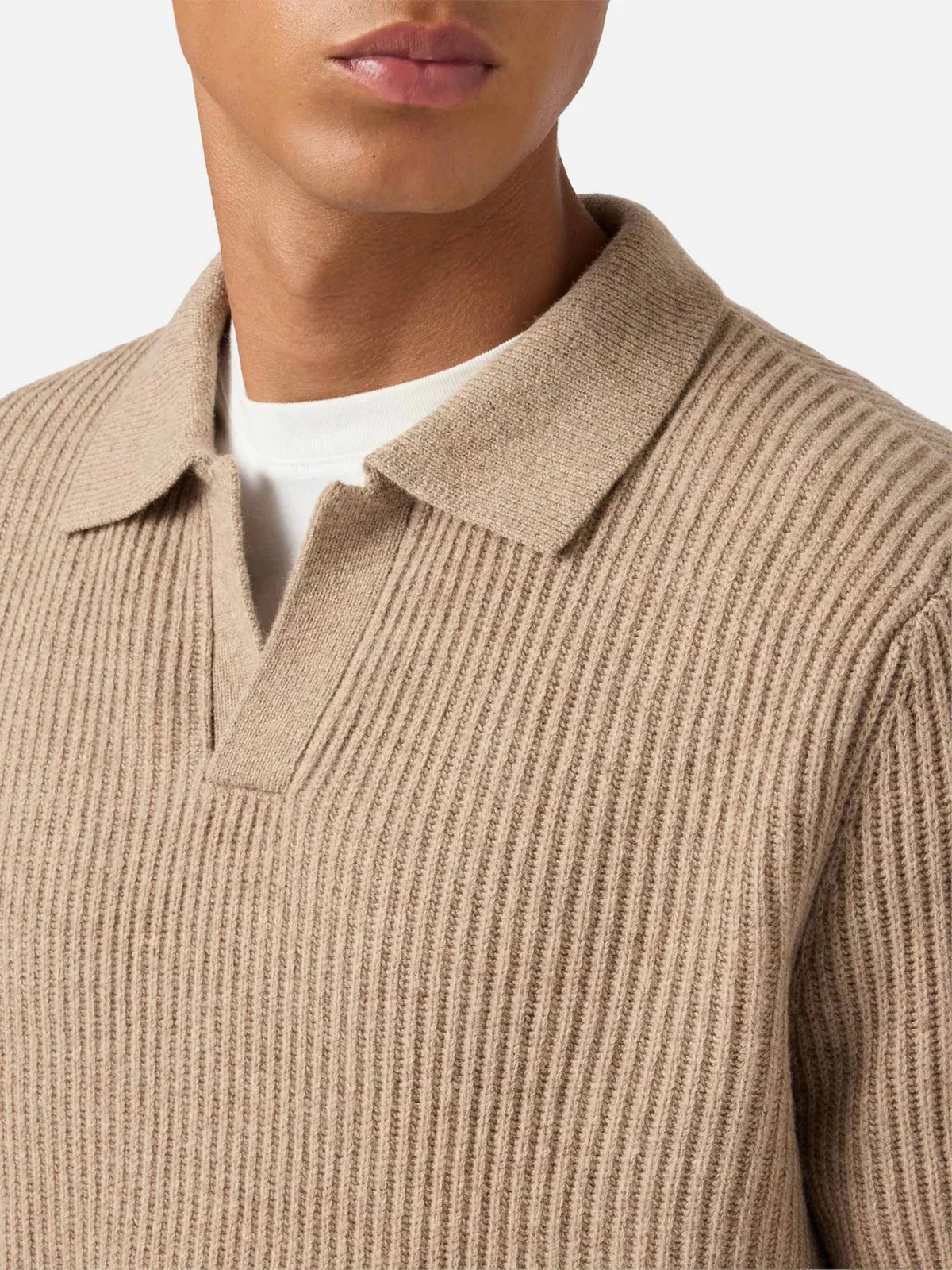 MC2 SAINT BARTH Maglione Uomo DOWNING WOOL 00022I 12 KAKI - Image 2