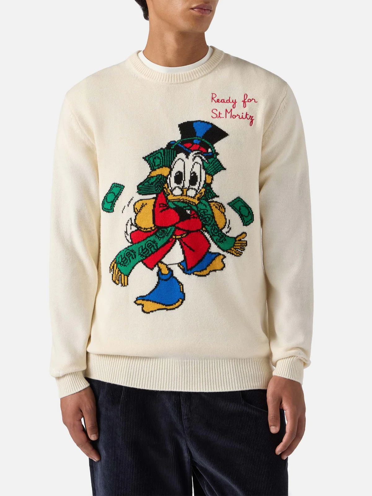 MC2 SAINT BARTH Maglione Uomo  HERON 00105I SCROOGE READY 10 EMB - Image 2
