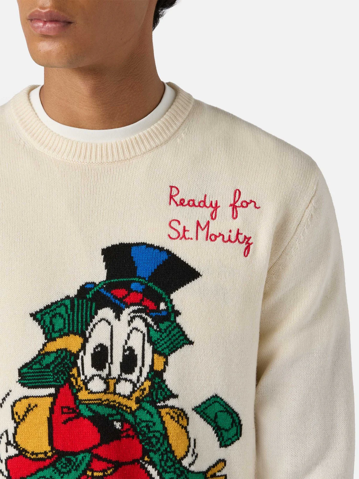 MC2 SAINT BARTH Maglione Uomo  HERON 00105I SCROOGE READY 10 EMB - Image 3