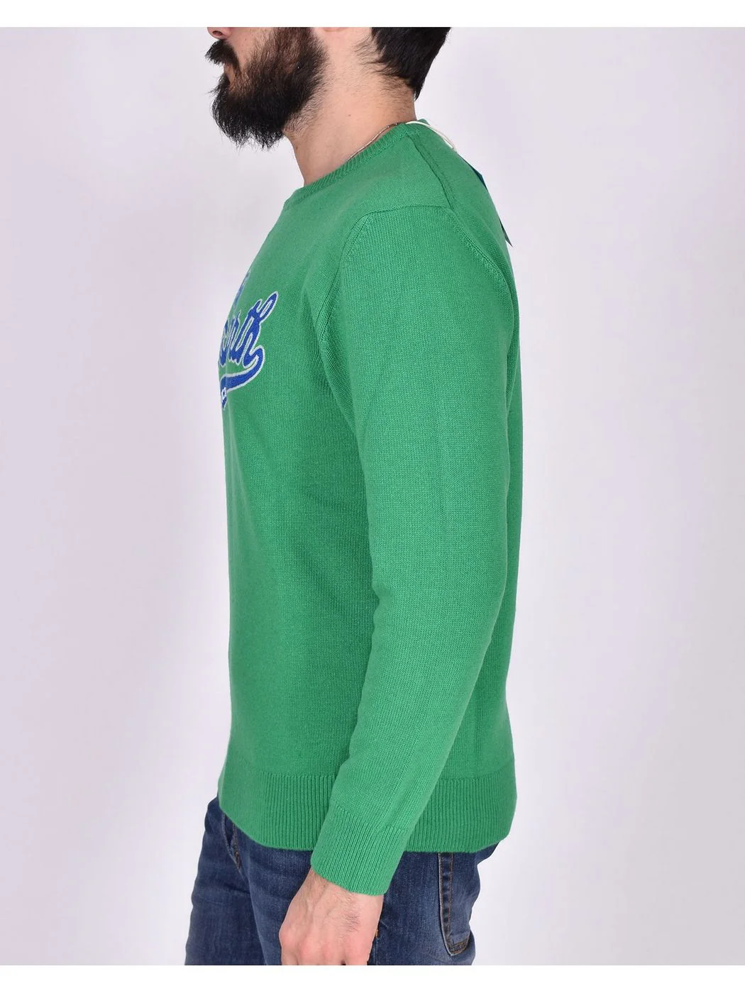 MC2 SAINT BARTH Maglione Uomo  HERON 00963C Verde - Image 3