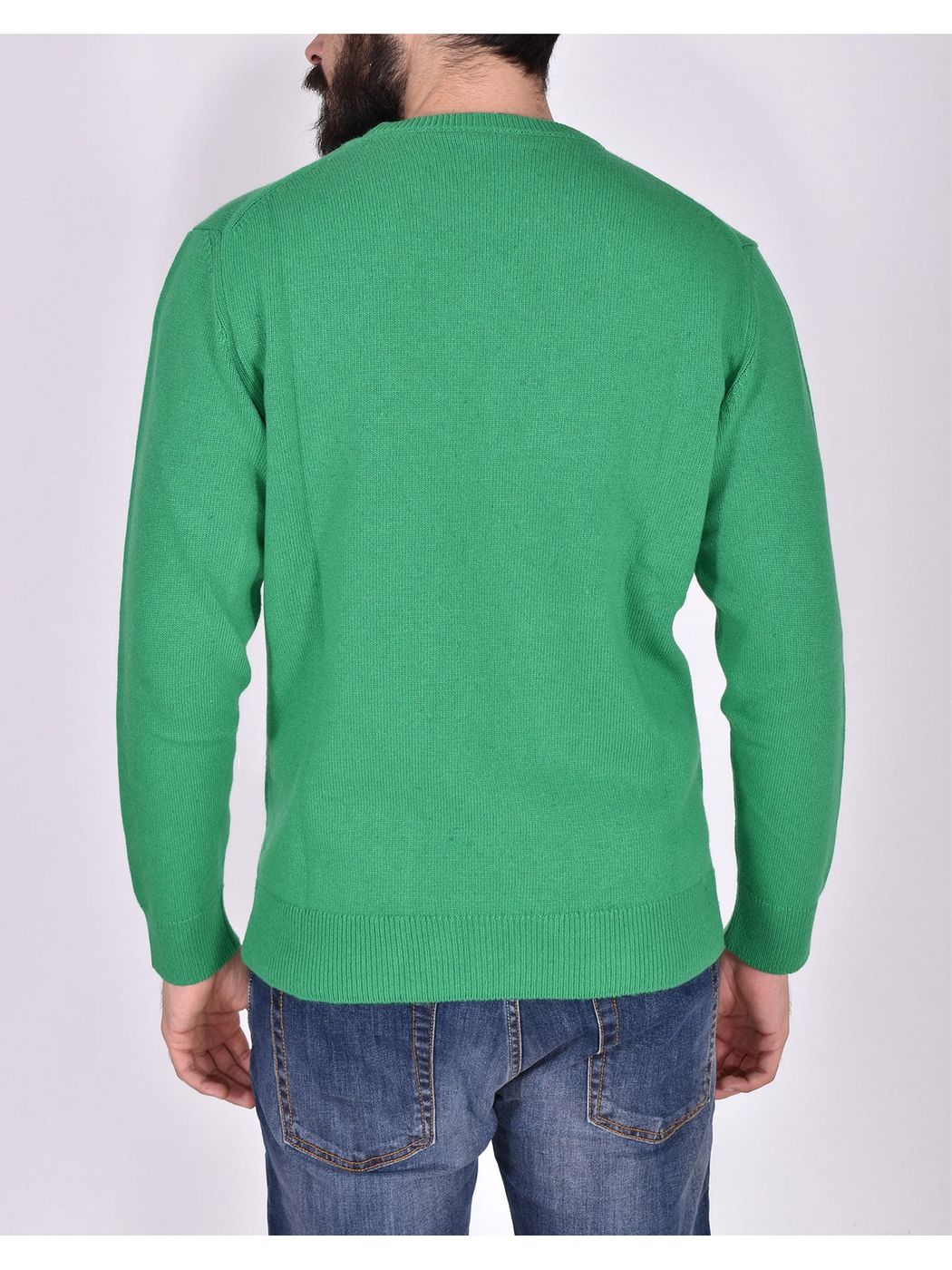 MC2 SAINT BARTH Maglione Uomo  HERON 00963C Verde - Image 4