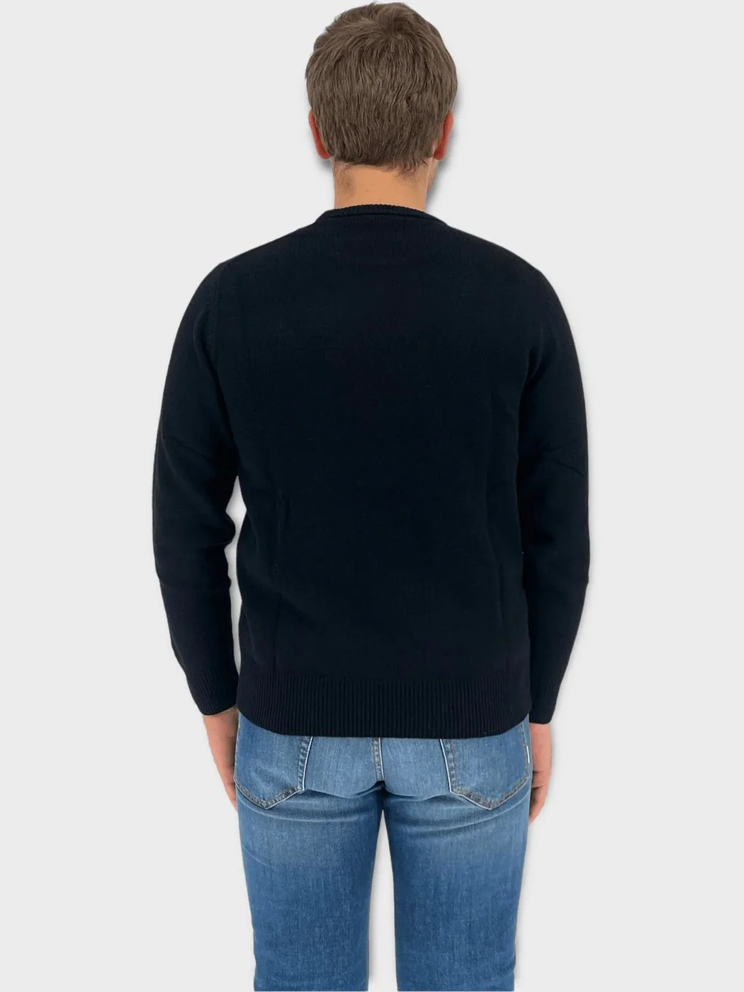 MC2 SAINT BARTH Maglione Uomo  HERON 01136C Nero - Image 3