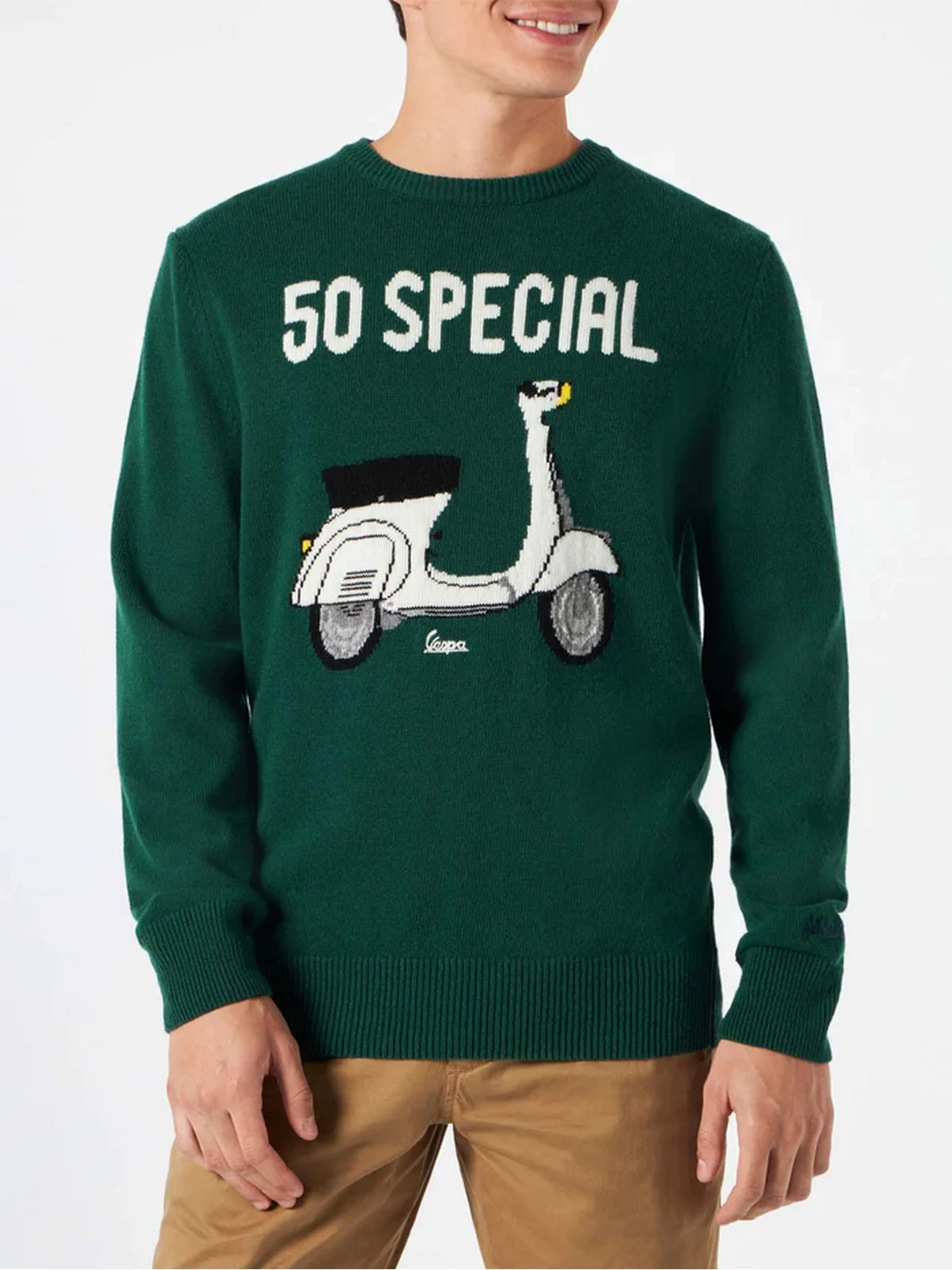 MC2 SAINT BARTH Maglione Uomo  HERON 09945E Verde - Image 2