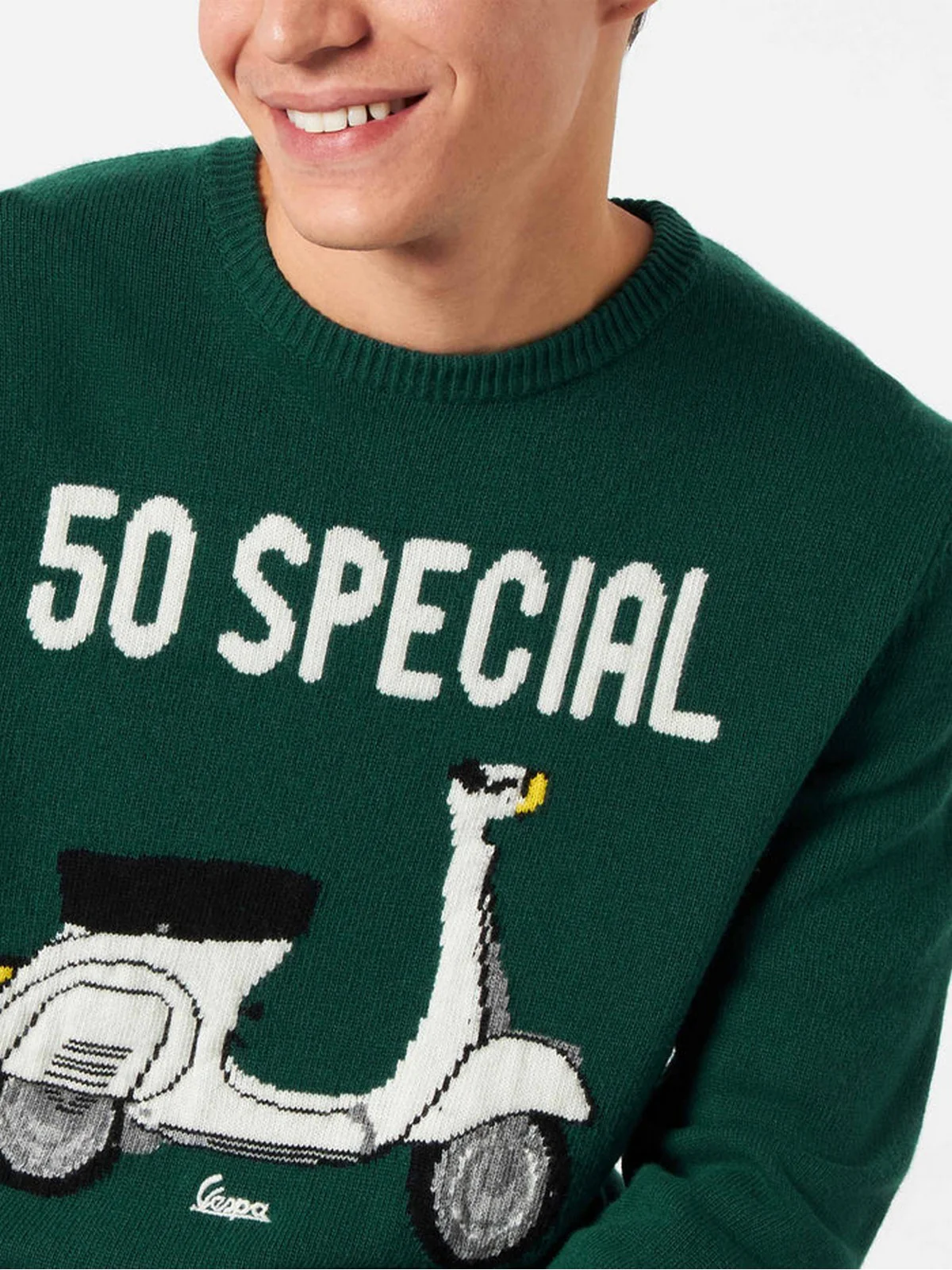 MC2 SAINT BARTH Maglione Uomo  HERON 09945E Verde - Image 3