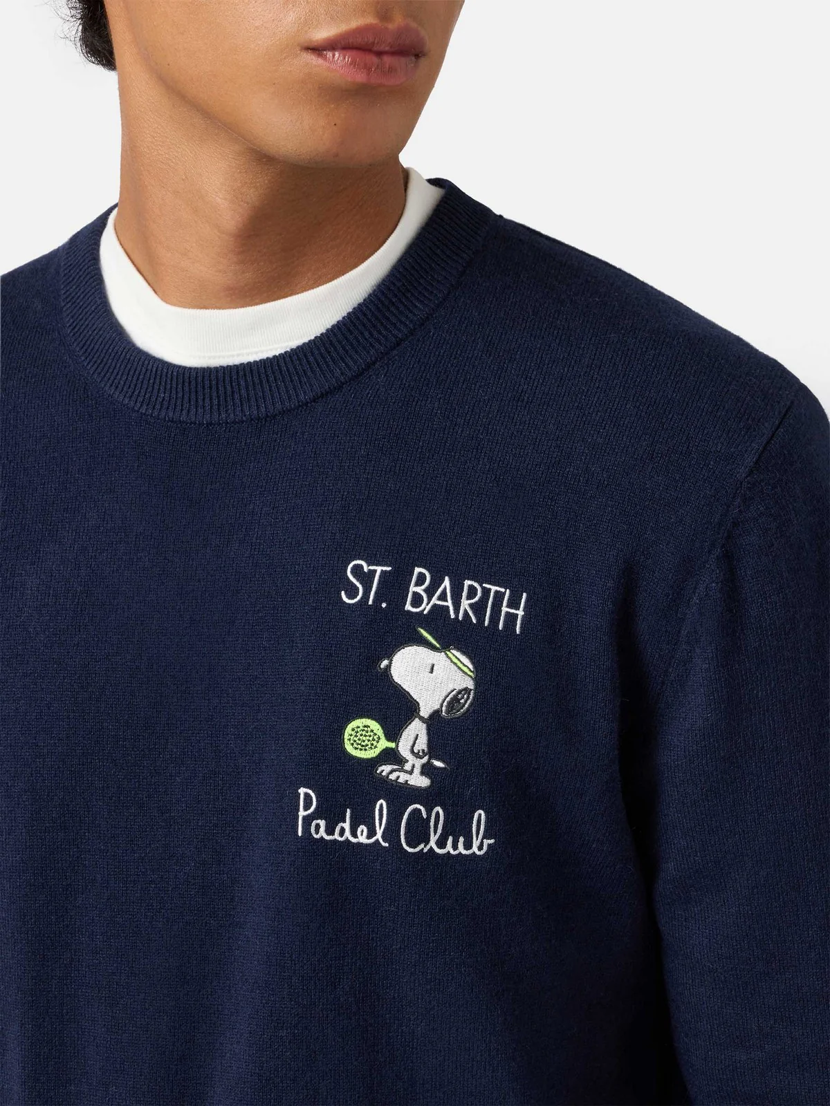 MC2 SAINT BARTH Maglione Uomo HERON LIGHT EMBRY 03103I SNOOPY PADEL MINI 61 - Image 3
