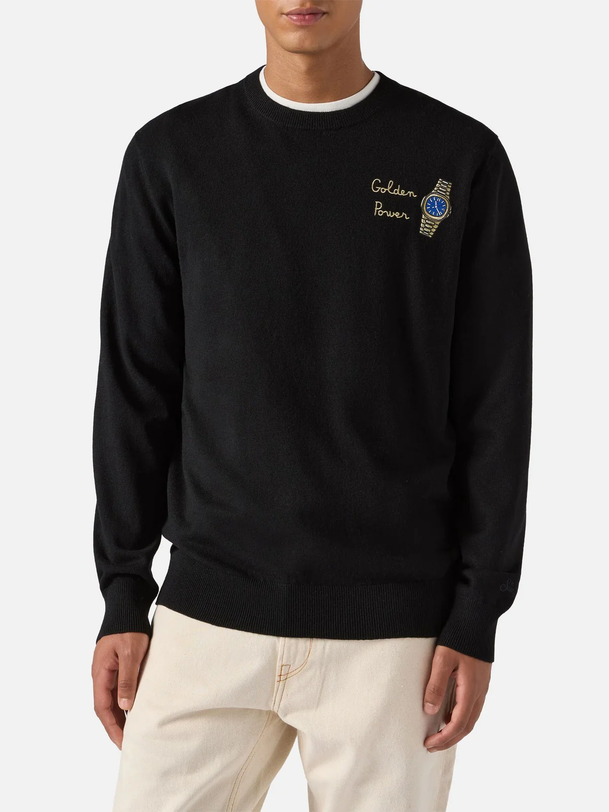 MC2 SAINT BARTH Maglione Uomo  HERON LIGHT EMBRY 03119I GOLDEN POWER 00 - Image 2