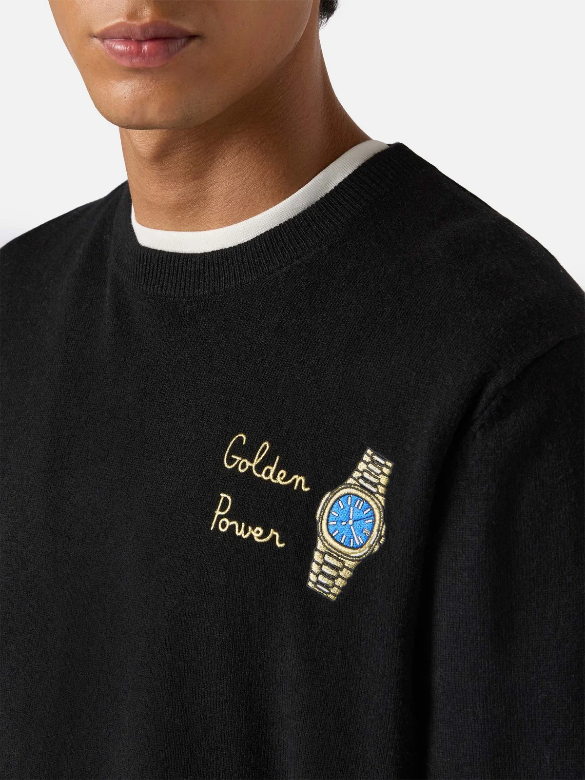 MC2 SAINT BARTH Maglione Uomo  HERON LIGHT EMBRY 03119I GOLDEN POWER 00 - Image 3
