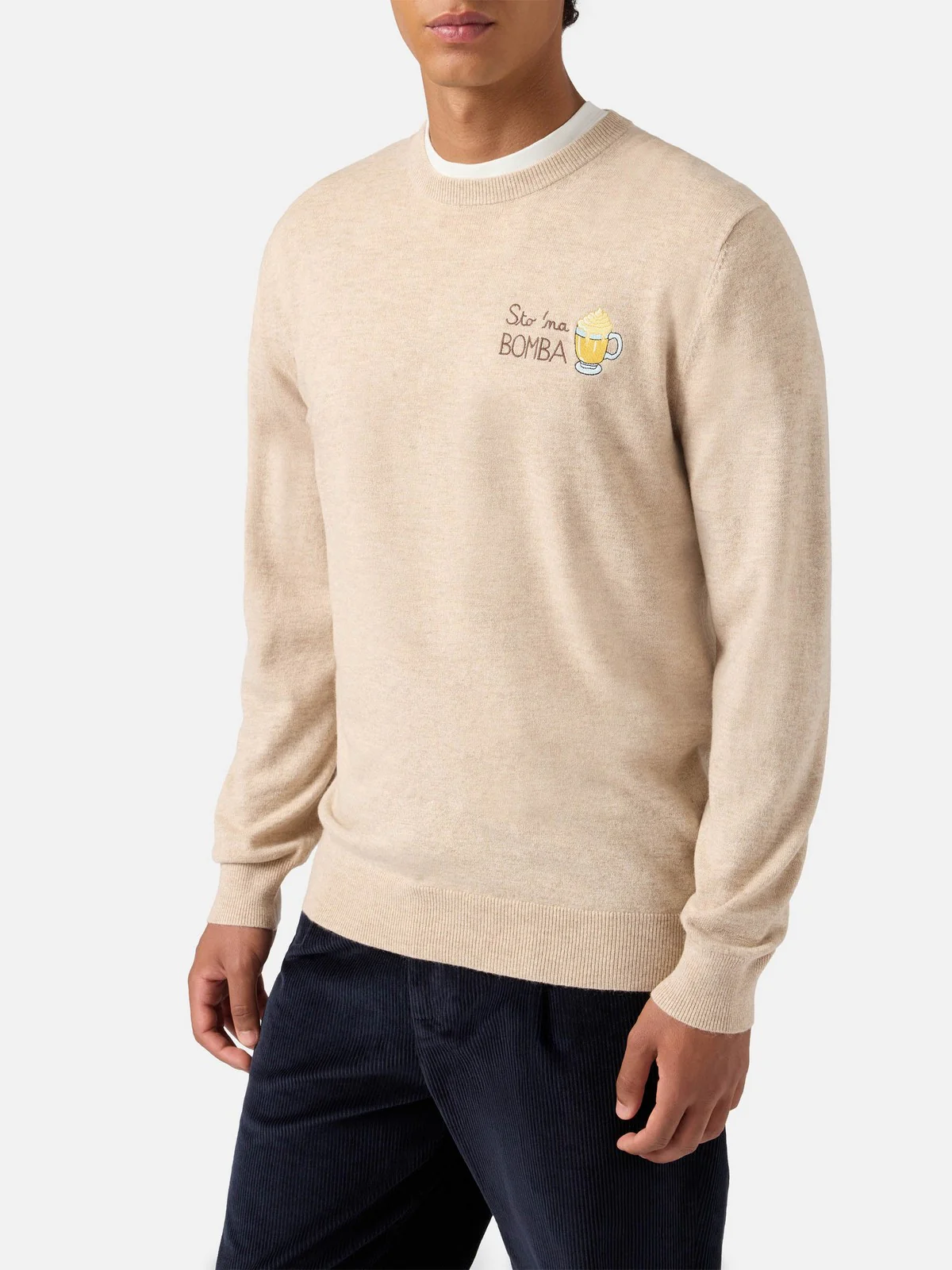 MC2 SAINT BARTH Maglione Uomo  HERON LIGHT EMBRY 03499I STO NA BOMBA 11 - Image 2