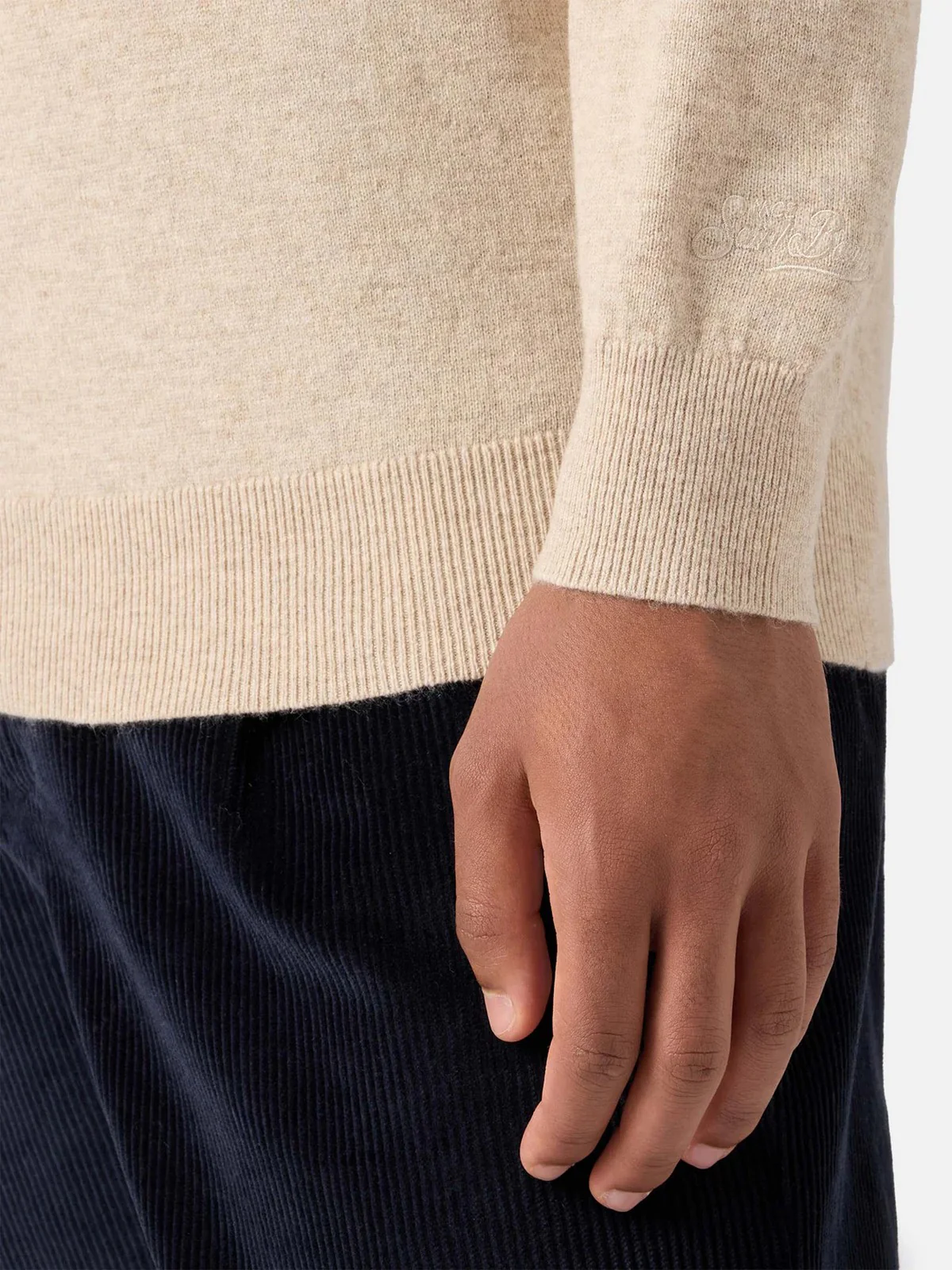 MC2 SAINT BARTH Maglione Uomo  HERON LIGHT EMBRY 03499I STO NA BOMBA 11 - Image 4