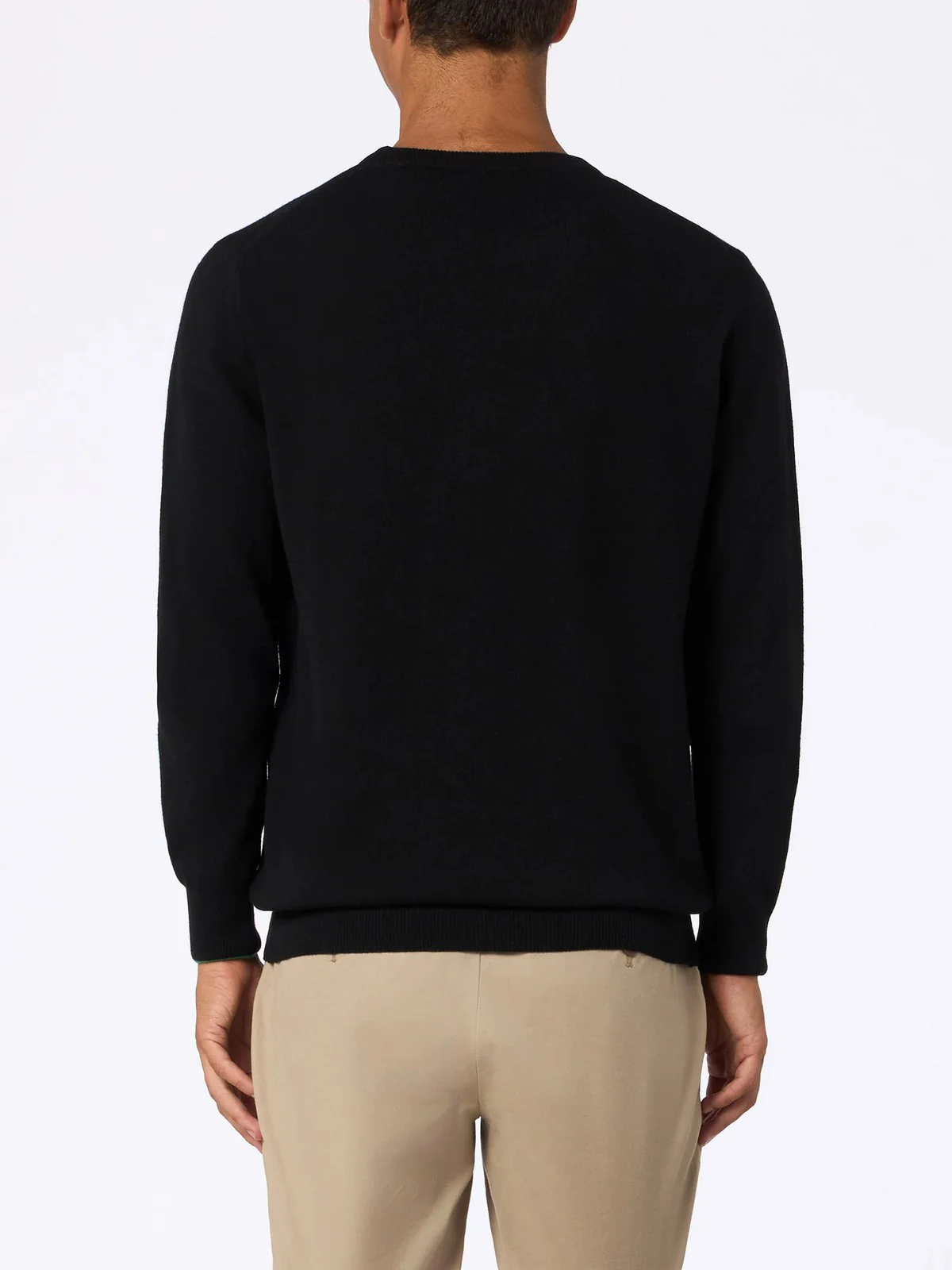 MC2 SAINT BARTH Maglione Uomo HERON LIGHT HERON LIGHT 00328G Nero - Image 4