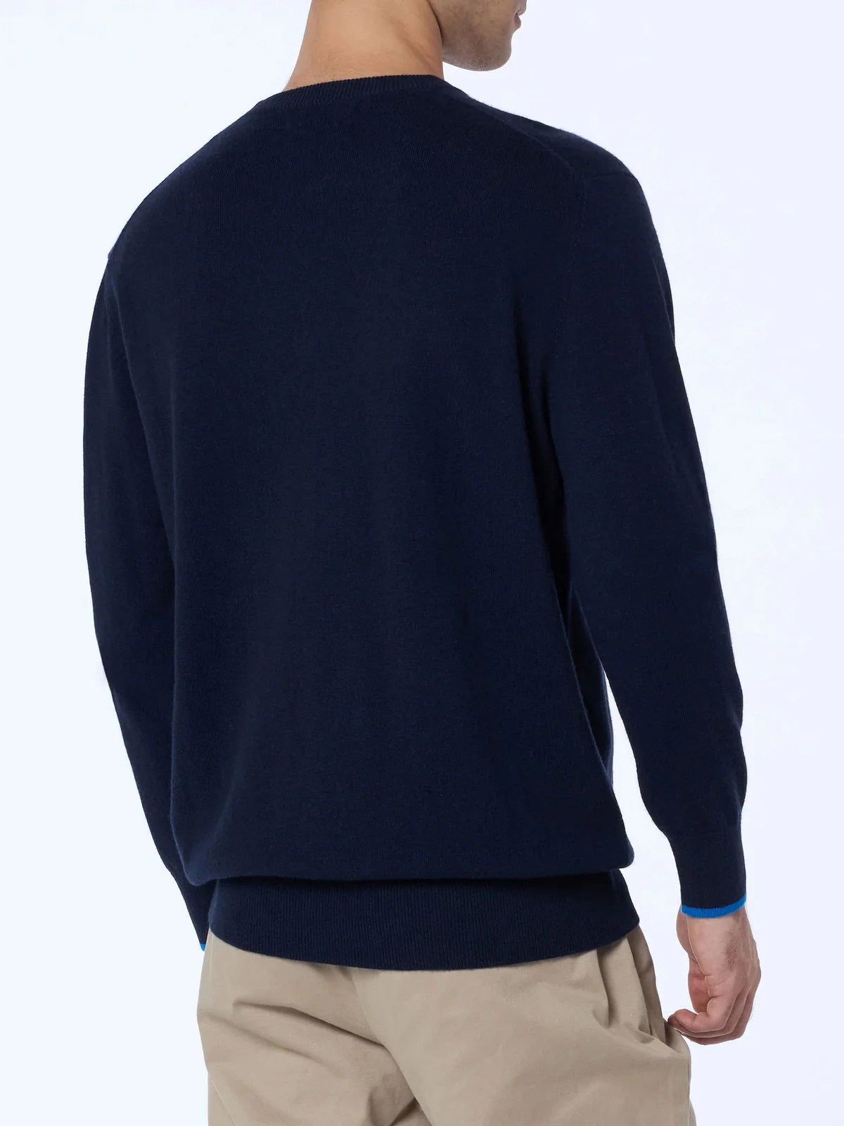 MC2 SAINT BARTH Maglione Uomo HERON LIGHT HERON LIGHT 00676G Blu - Image 4