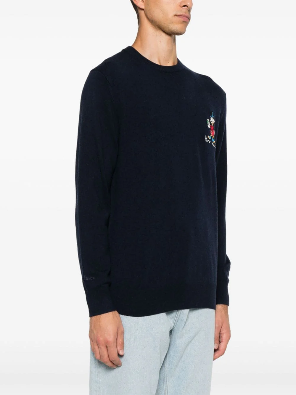 MC2 SAINT BARTH Maglione Uomo HERON LIGHT HERON LIGHT 02876G Blu - Image 2