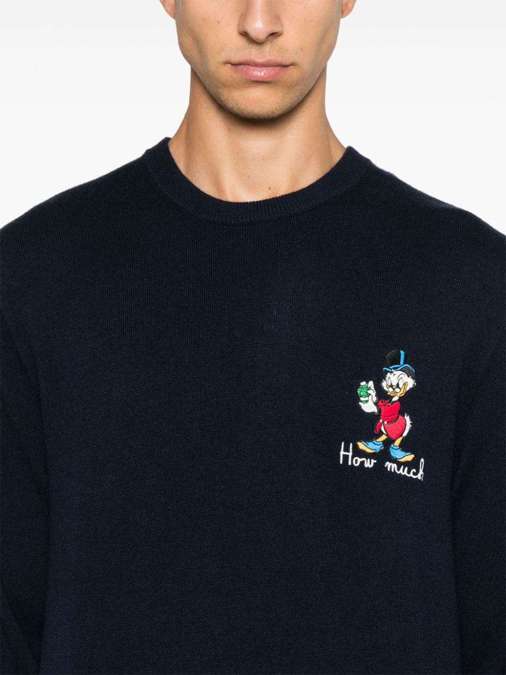 MC2 SAINT BARTH Maglione Uomo HERON LIGHT HERON LIGHT 02876G Blu - Image 4