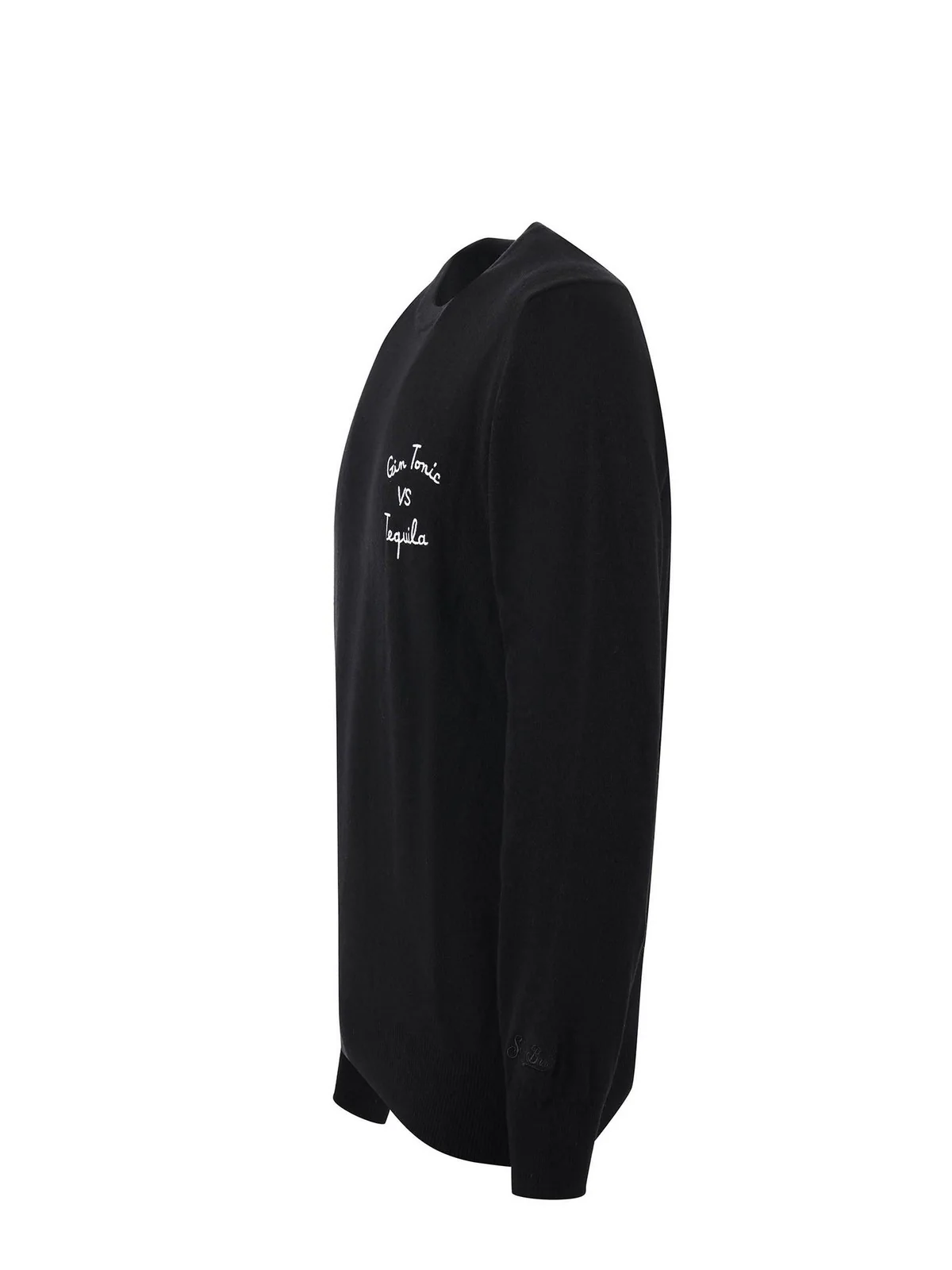 MC2 SAINT BARTH Maglione Uomo HERON LIGHT HERON LIGHT 03439G Nero - Image 2