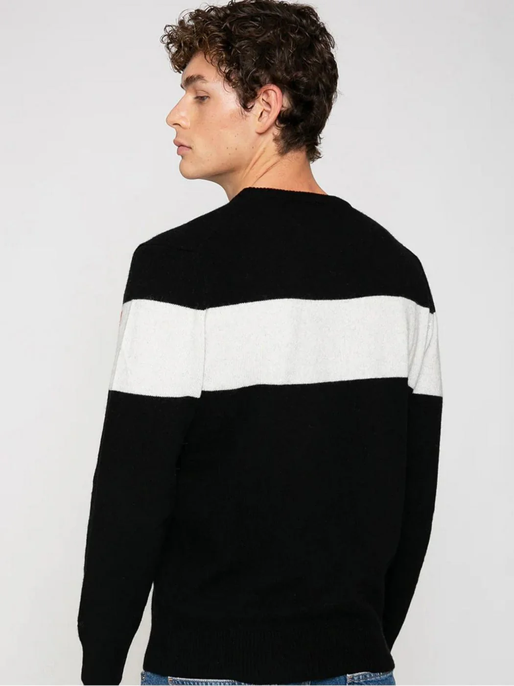 MC2 SAINT BARTH Maglione Uomo  HERON SKI SMST04 Nero - Image 3