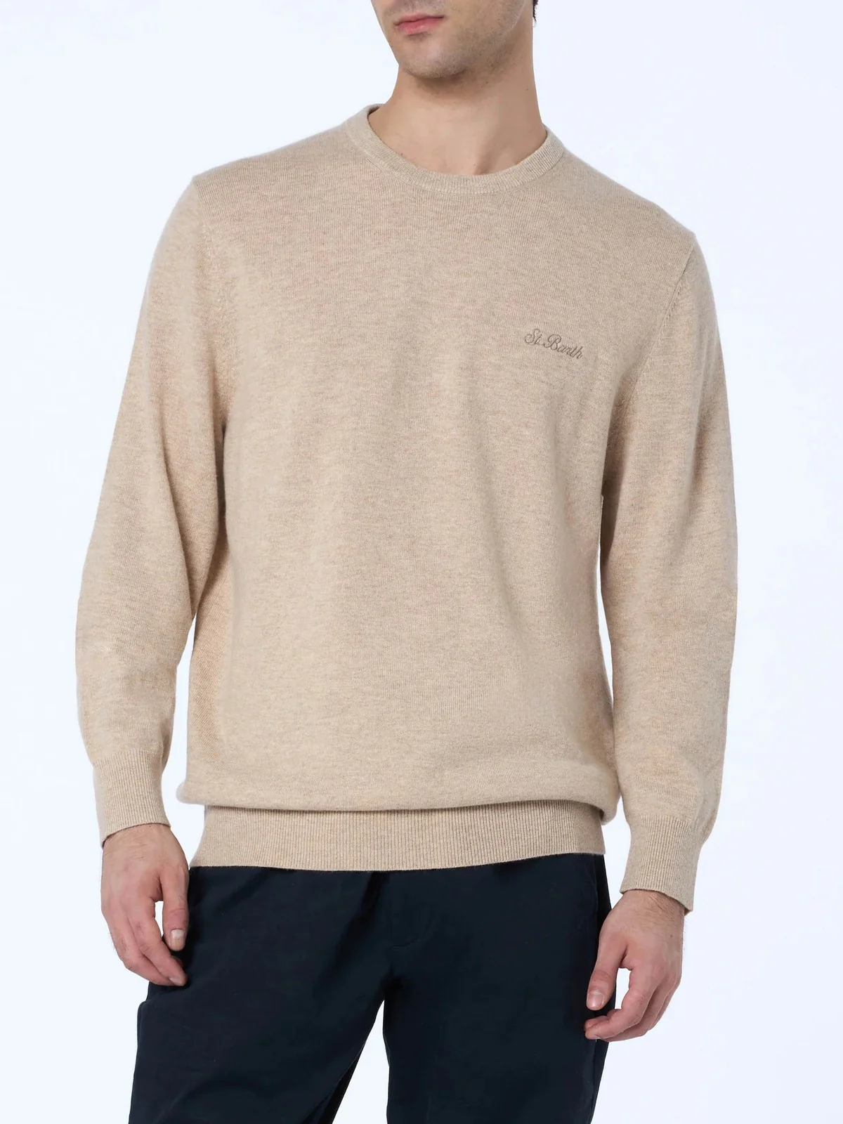 MC2 SAINT BARTH Maglione Uomo REGENT REGENT 00045G Beige - Image 2