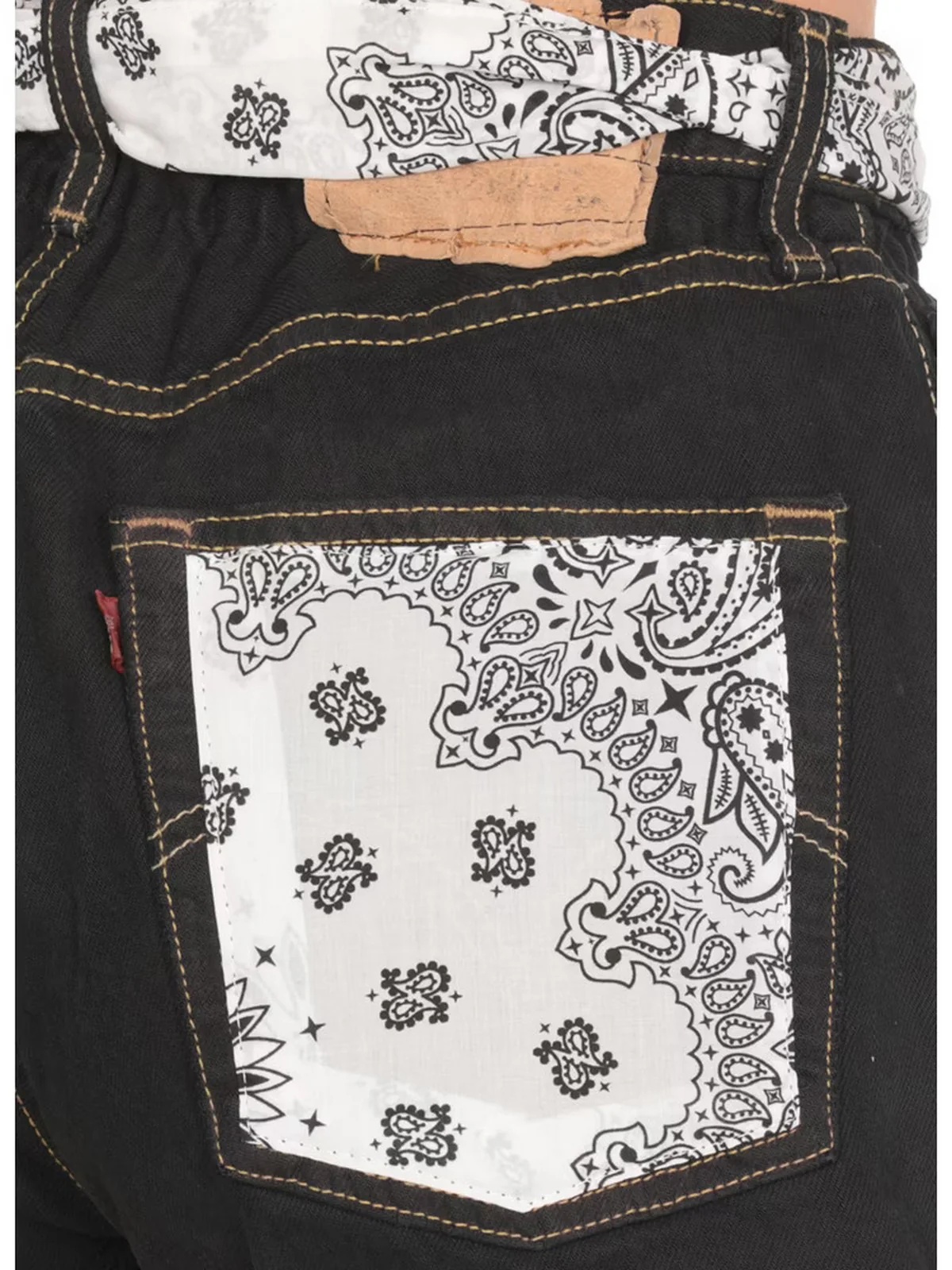 MC2 SAINT BARTH Pantaloncino Donna  ARIZONA 04161H DENIM 00 BANDANNA 01 - Image 4