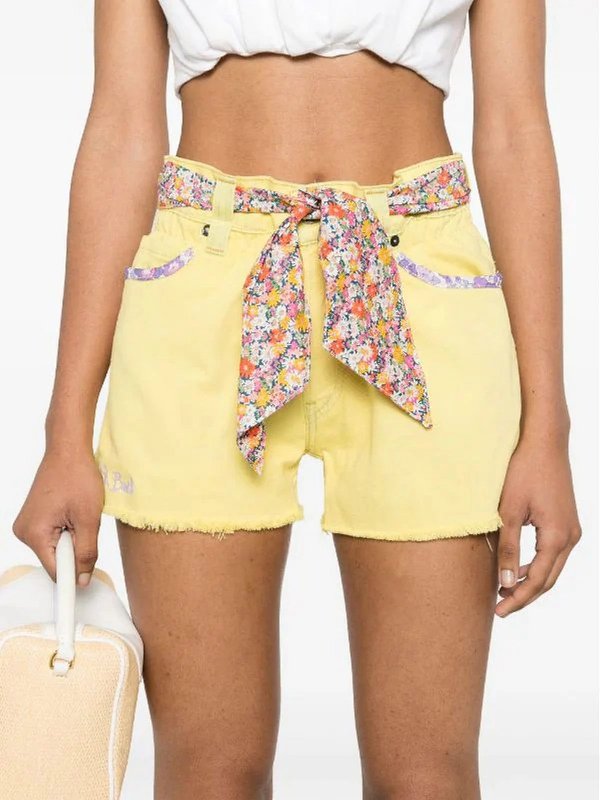 MC2 SAINT BARTH Pantaloncino Donna ARIZONA 04941F Giallo - Image 2