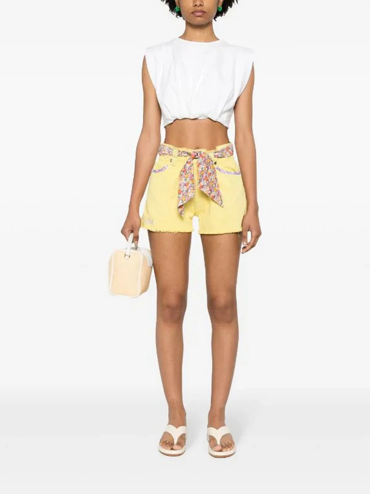 MC2 SAINT BARTH Pantaloncino Donna ARIZONA 04941F Giallo - Image 3