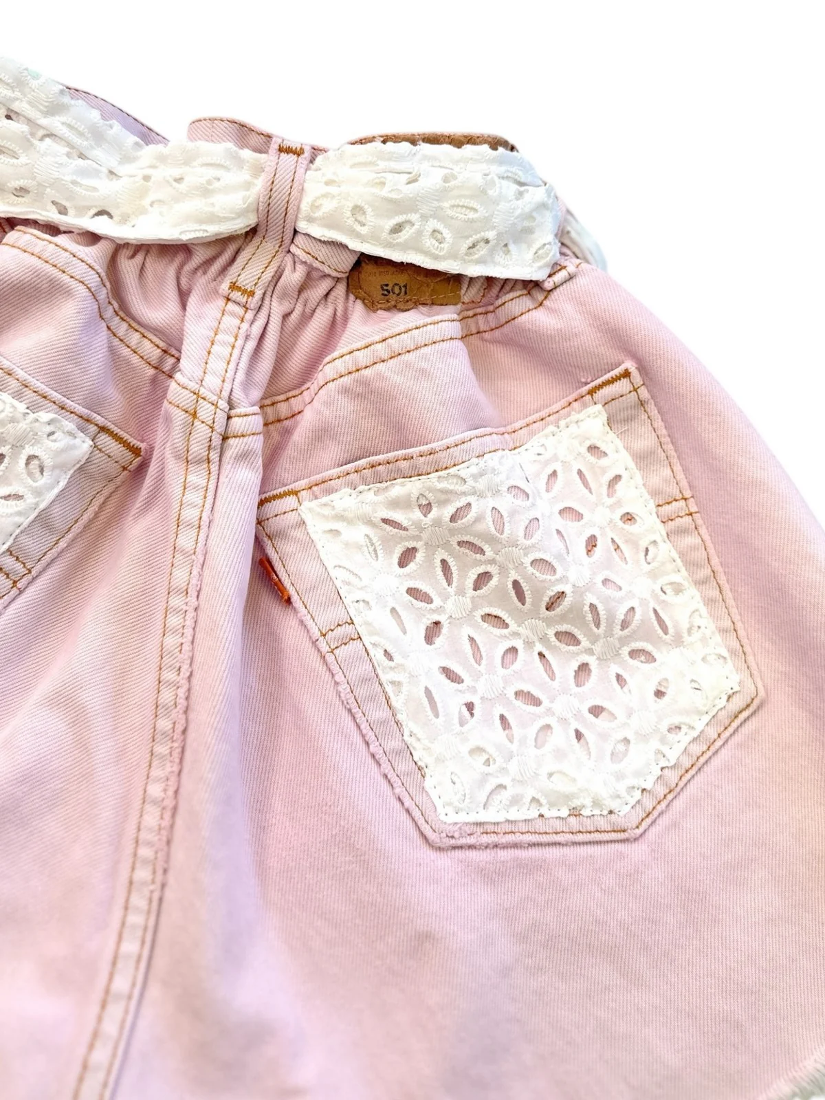 MC2 SAINT BARTH Pantaloncino Donna  ARIZONA 06520H DENIM 21H SUNFLOWER EMBRY 01 - Image 4