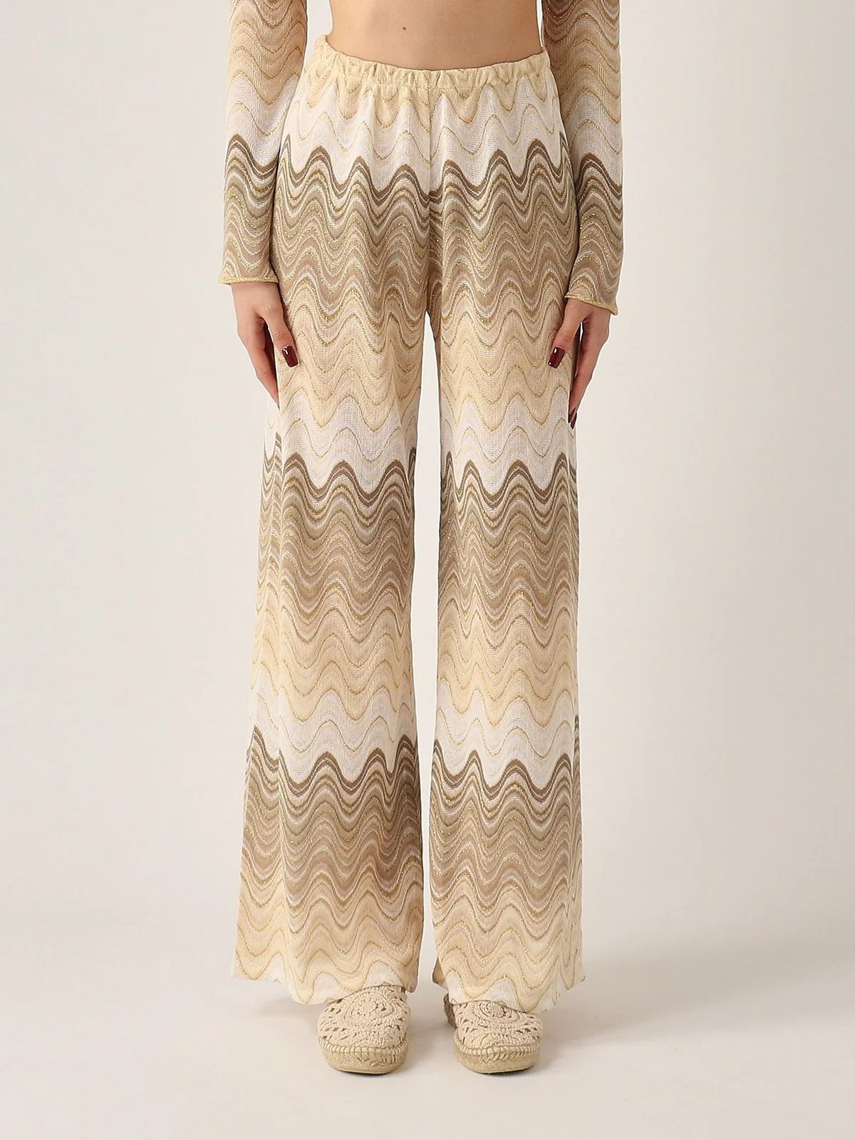 MC2 SAINT BARTH Pantalone Donna  AMALIA 02022L RACHEL SEA WAVE 11 - Image 2
