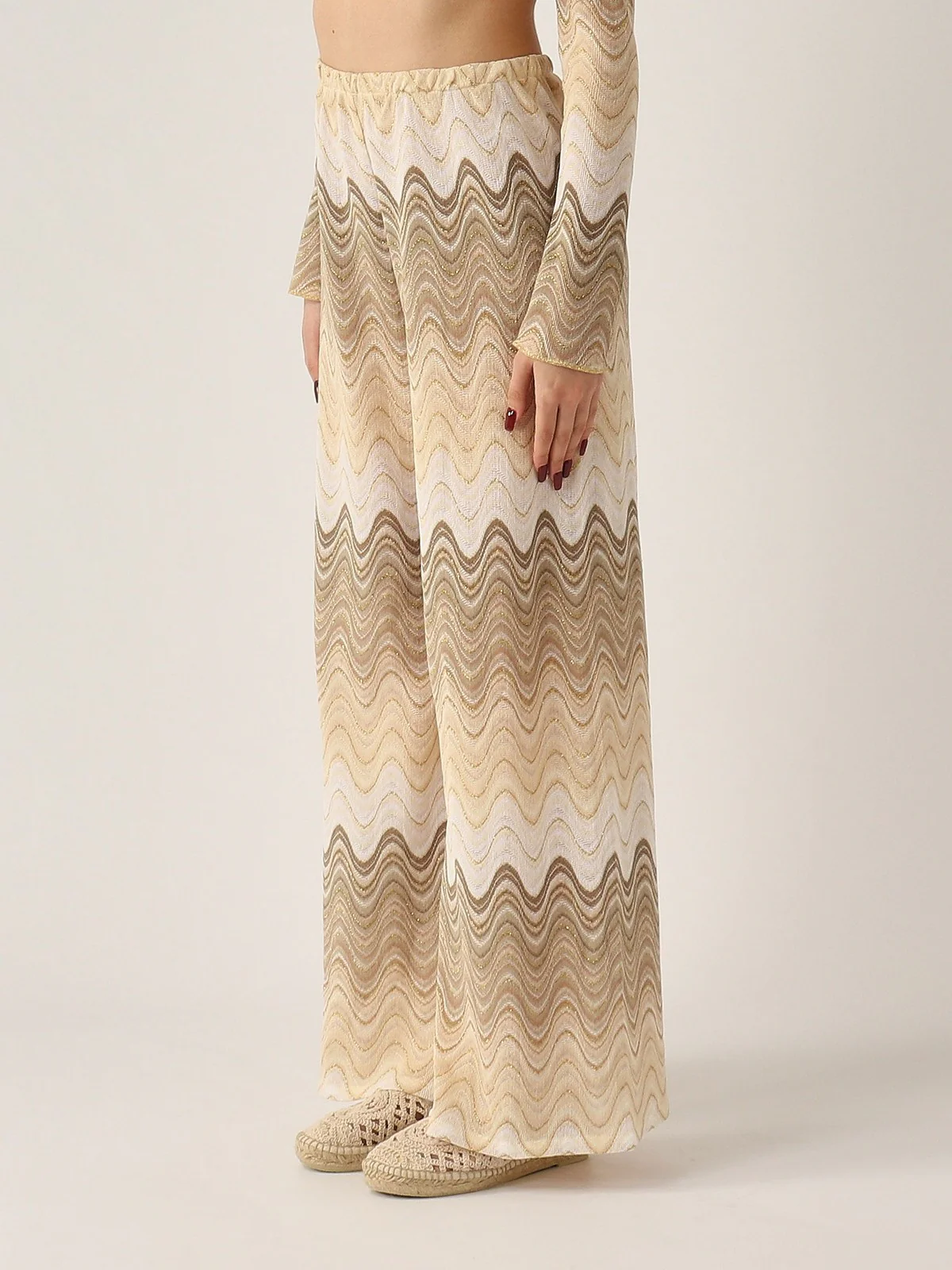 MC2 SAINT BARTH Pantalone Donna  AMALIA 02022L RACHEL SEA WAVE 11 - Image 3