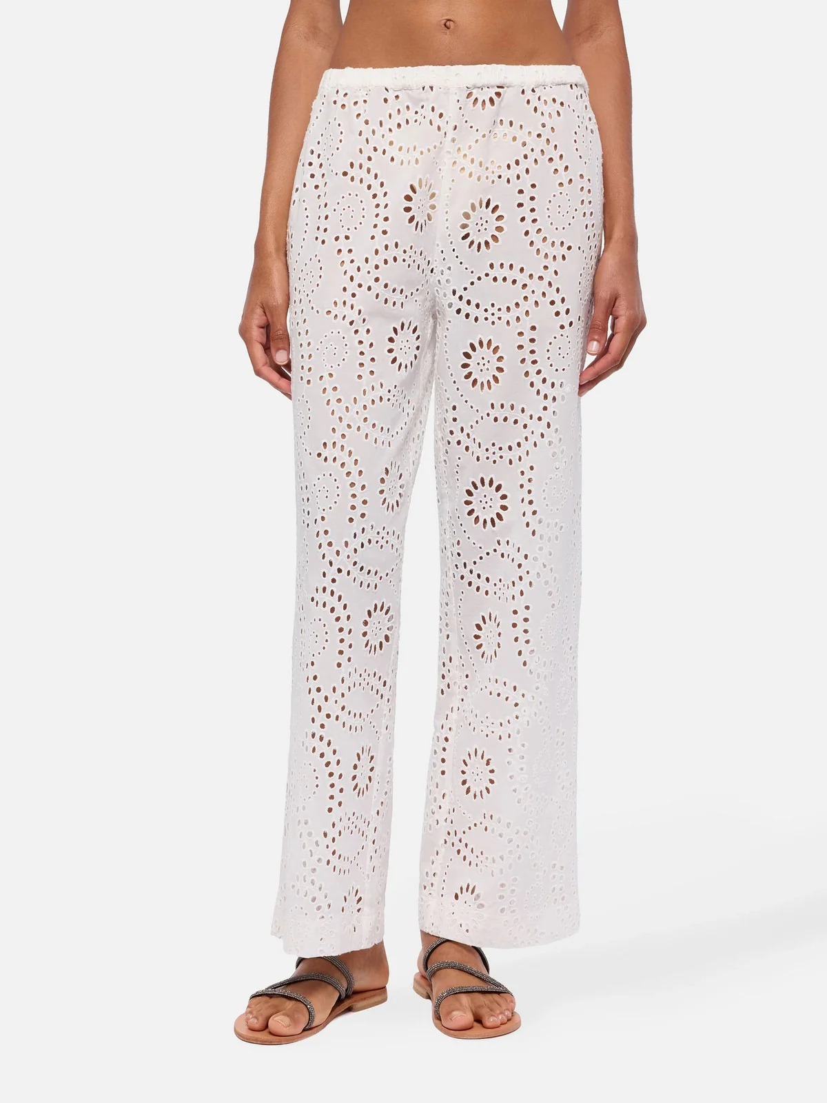 MC2 SAINT BARTH Pantalone Donna  INEZ 01422L SANGALLO FLEUR EMBRY 01 - Image 5