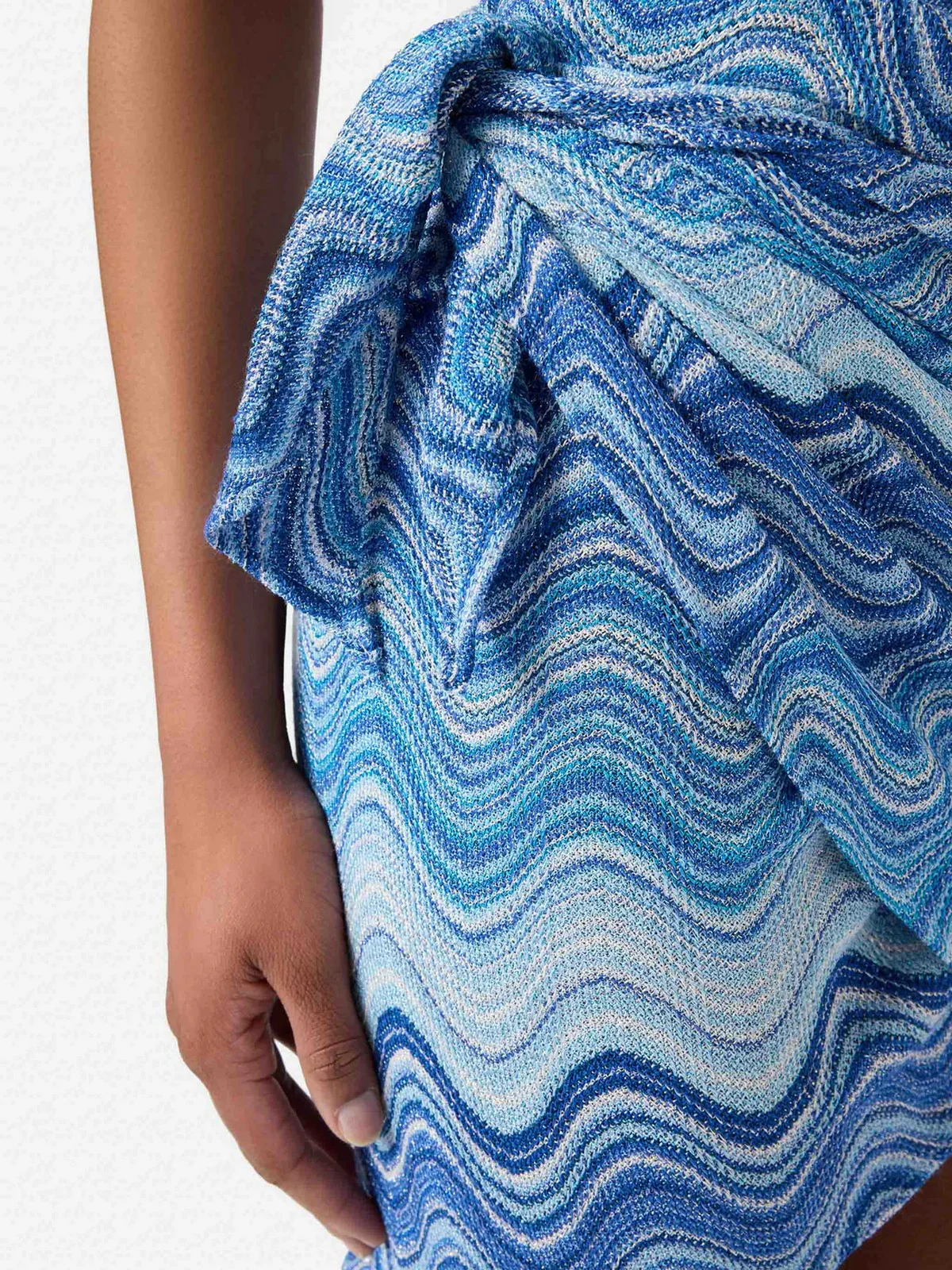 MC2 SAINT BARTH Pareo Donna  SERY 01128L BLU - Image 3