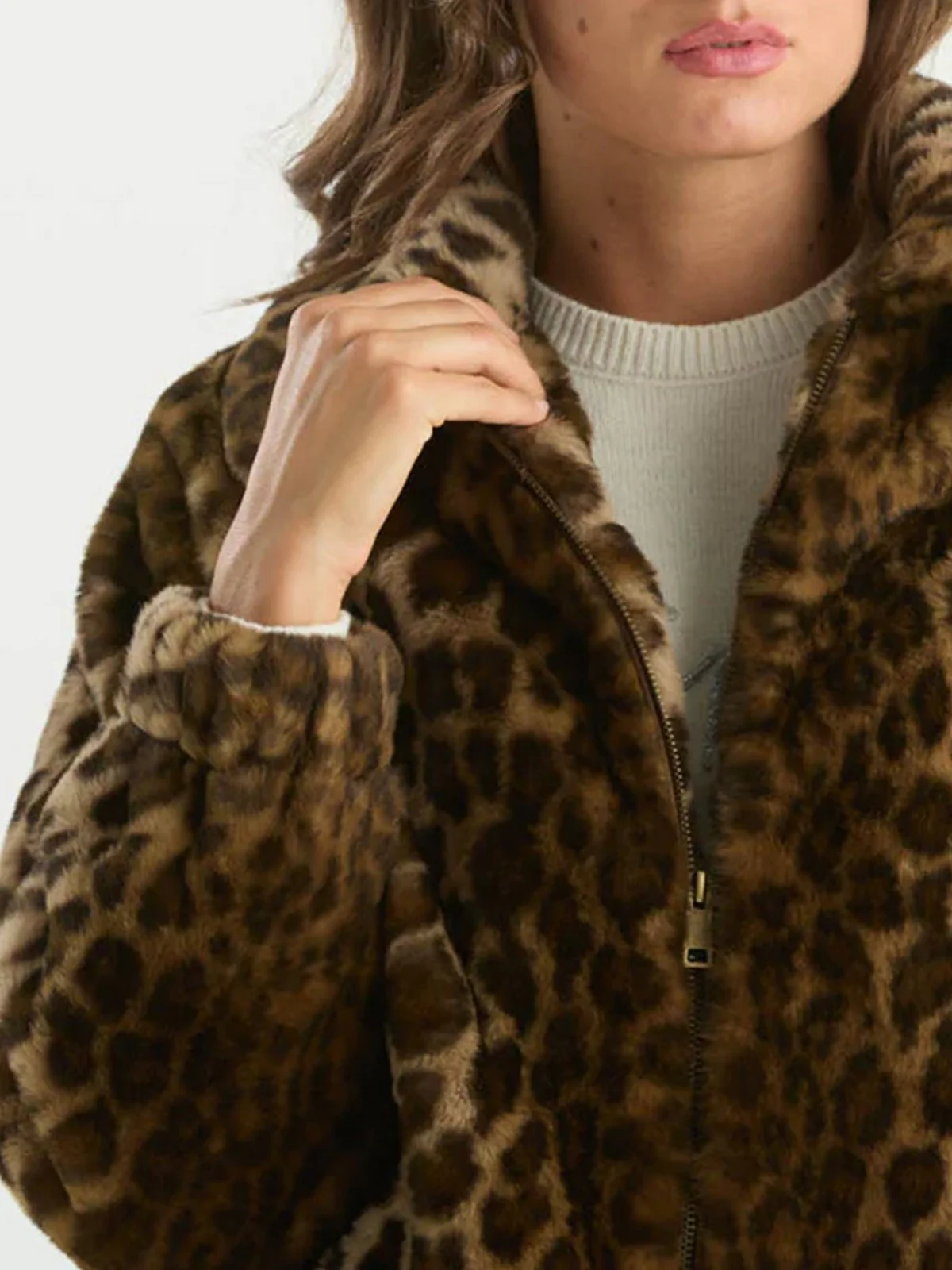 MC2 SAINT BARTH Pelliccia Donna  AVELINE FUR 00189I LEOPARDY 1910 - Image 4