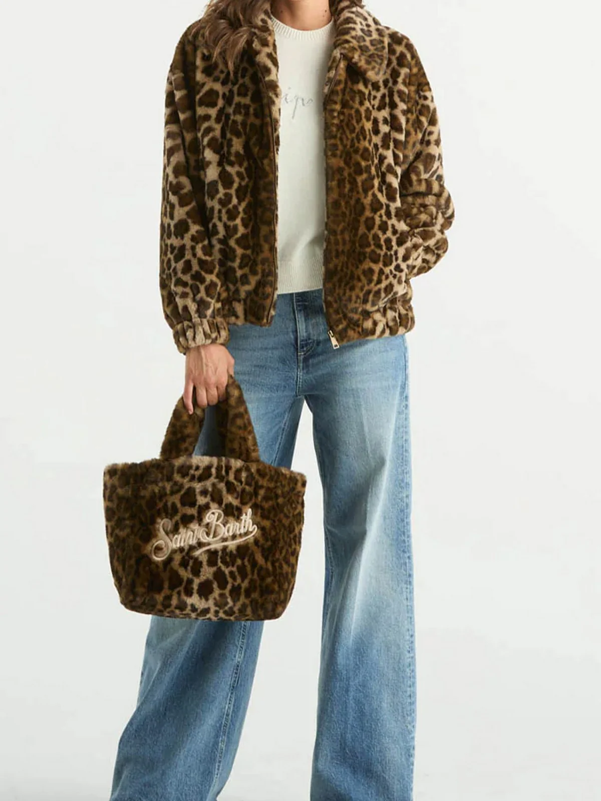MC2 SAINT BARTH Pelliccia Donna  AVELINE FUR 00189I LEOPARDY 1910 - Image 5