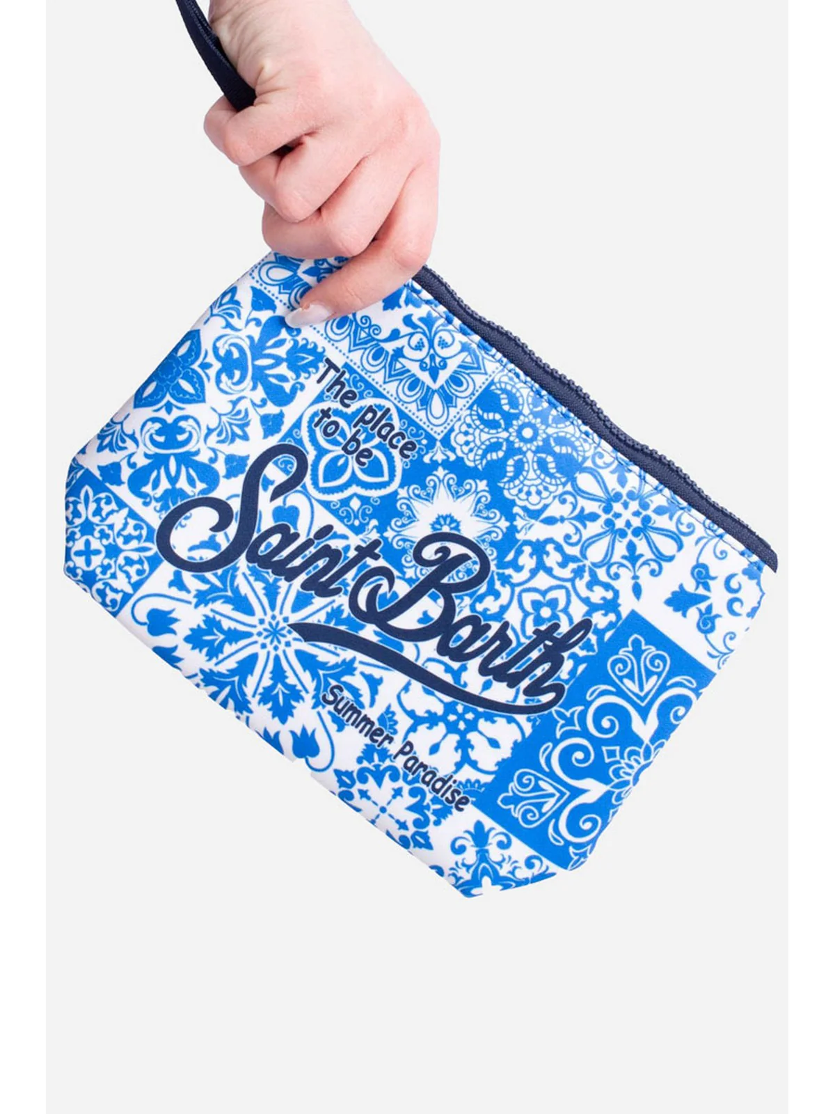 MC2 SAINT BARTH Pochette Uomo  ALINE 00846F Blu - Image 4