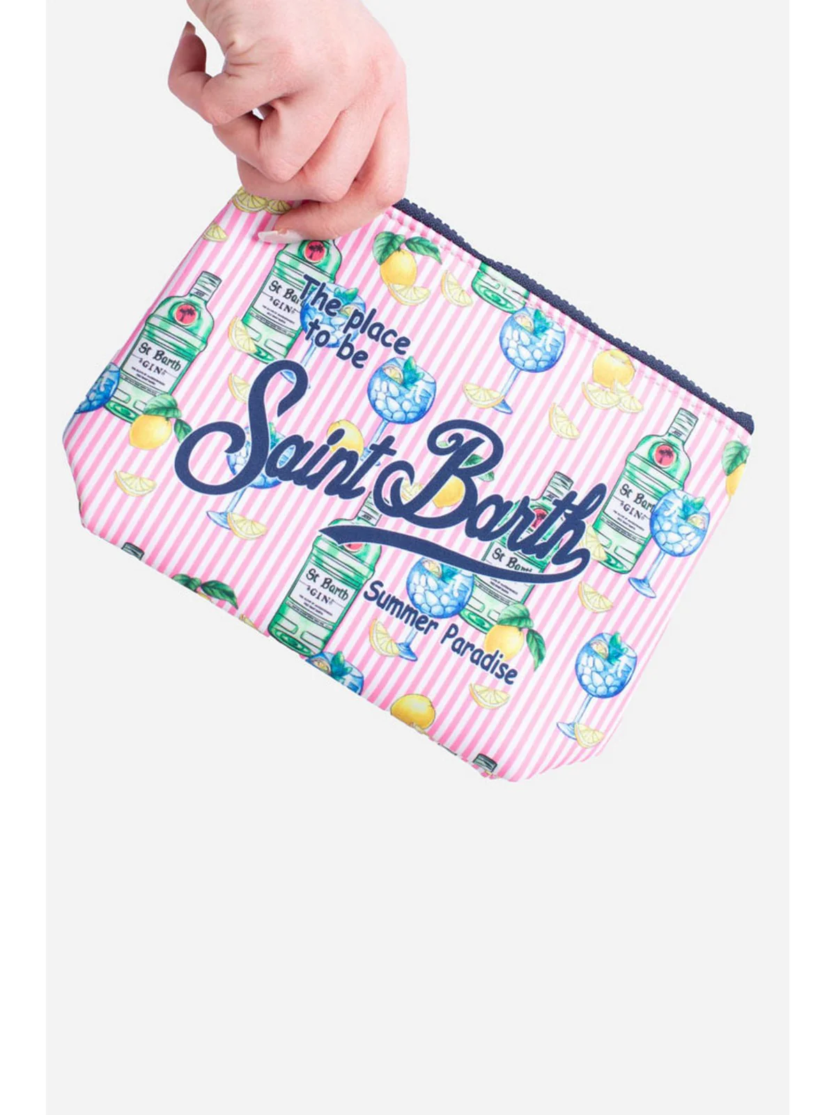 MC2 SAINT BARTH Pochette Uomo ALINE 03526F Rosa - Image 4