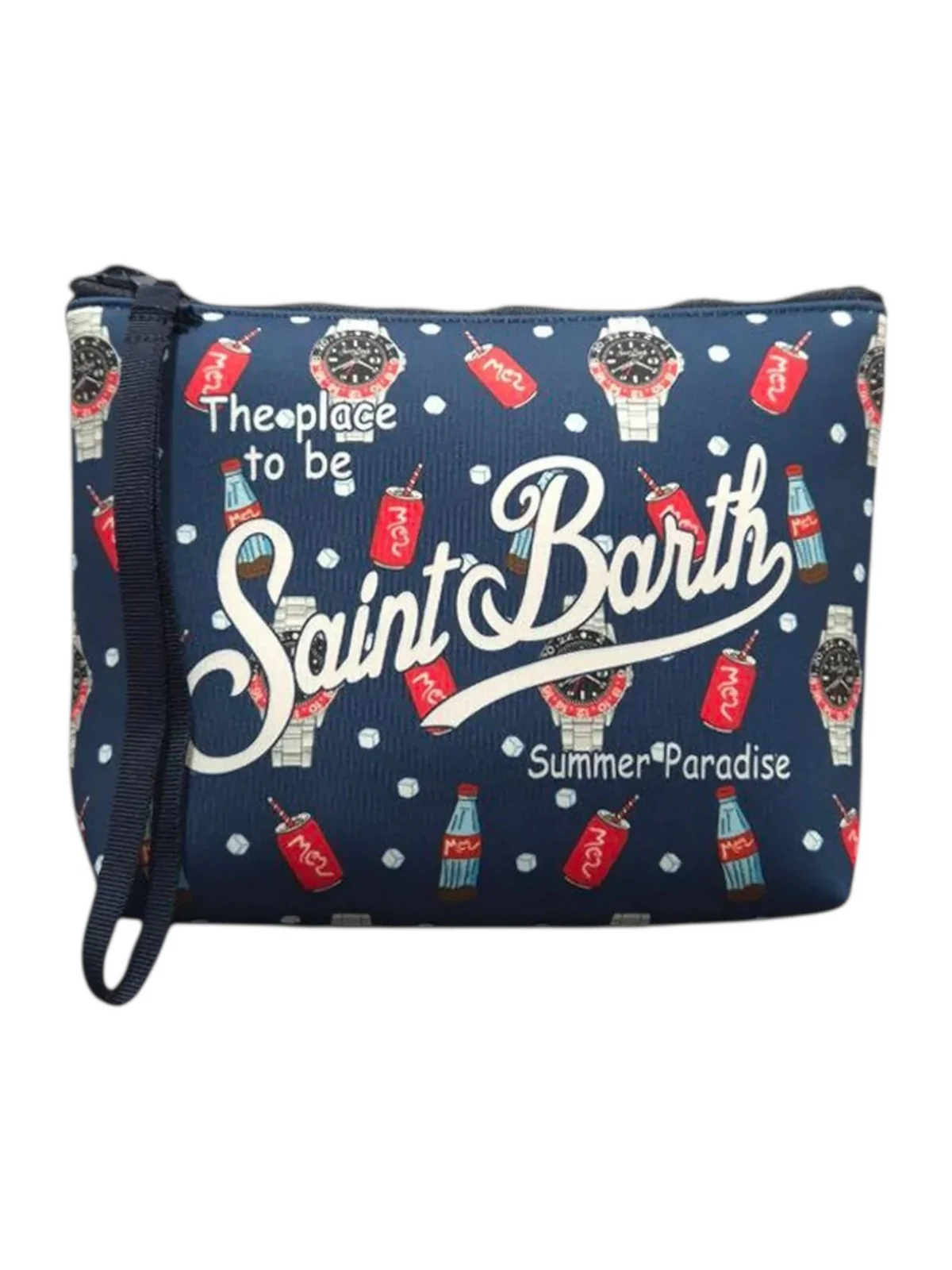 MC2 SAINT BARTH Pochette Unisex adulto ALINE 07717L BLU