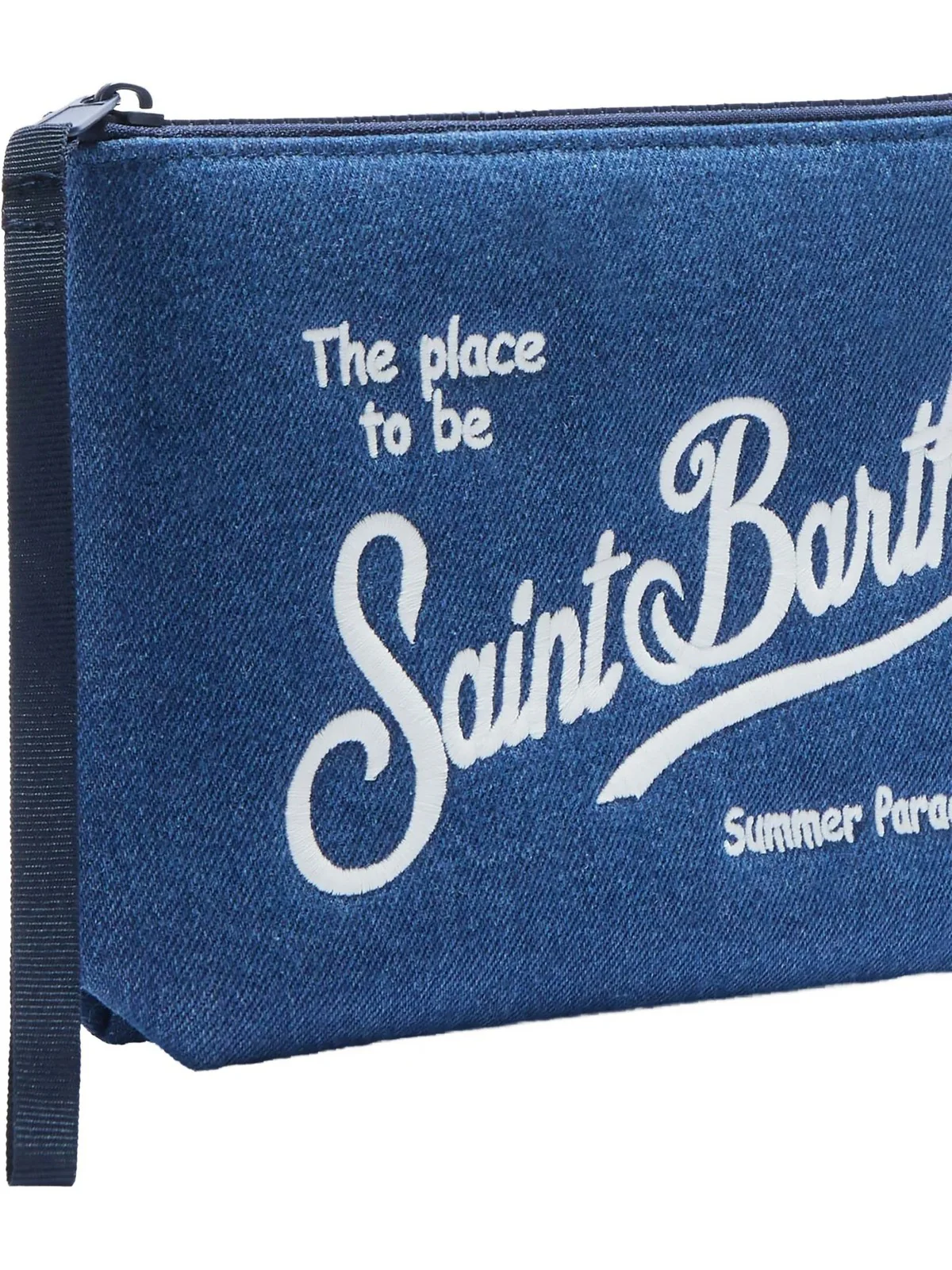 MC2 SAINT BARTH Pochette Unisex adulto  ALINE DENIM 00436L DENIM EMB - Image 2